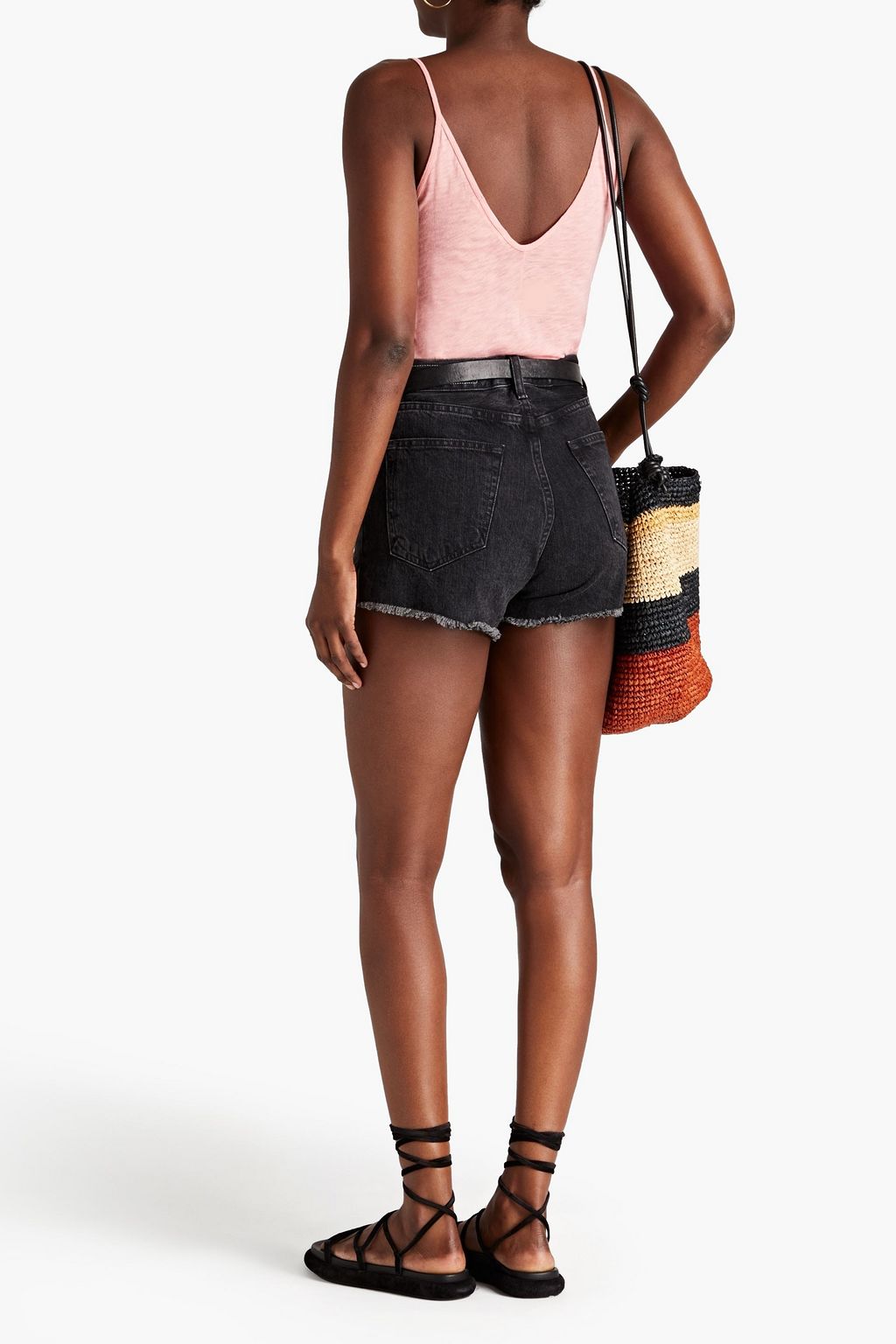 STATESIDE Slub Supima cotton-jersey camisole