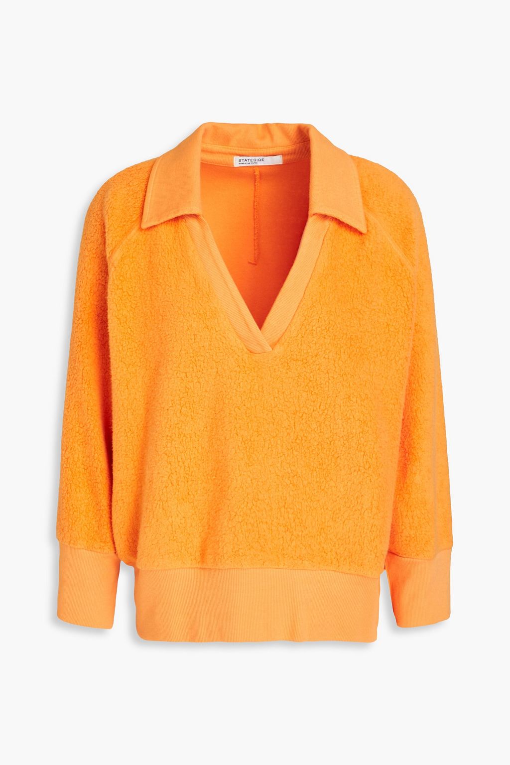 STATESIDE Supima cotton and modal blend fleece sweatshirt THE OUTNET
