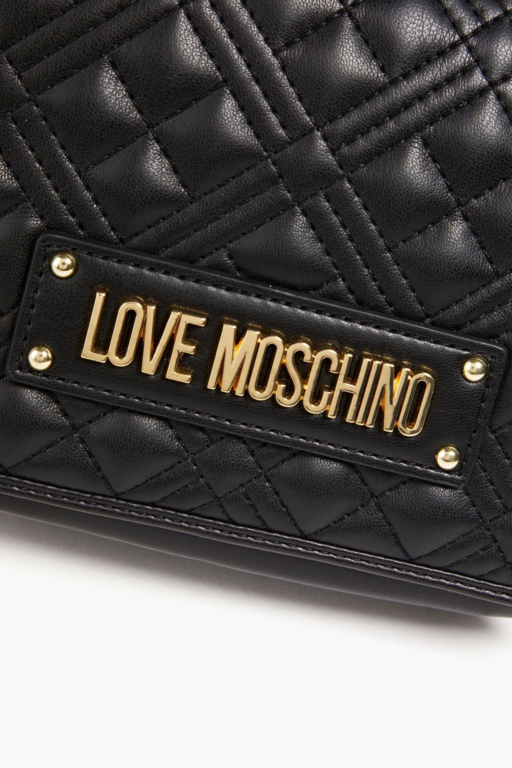 LOVE MOSCHINO Quilted faux leather cross-body bag
