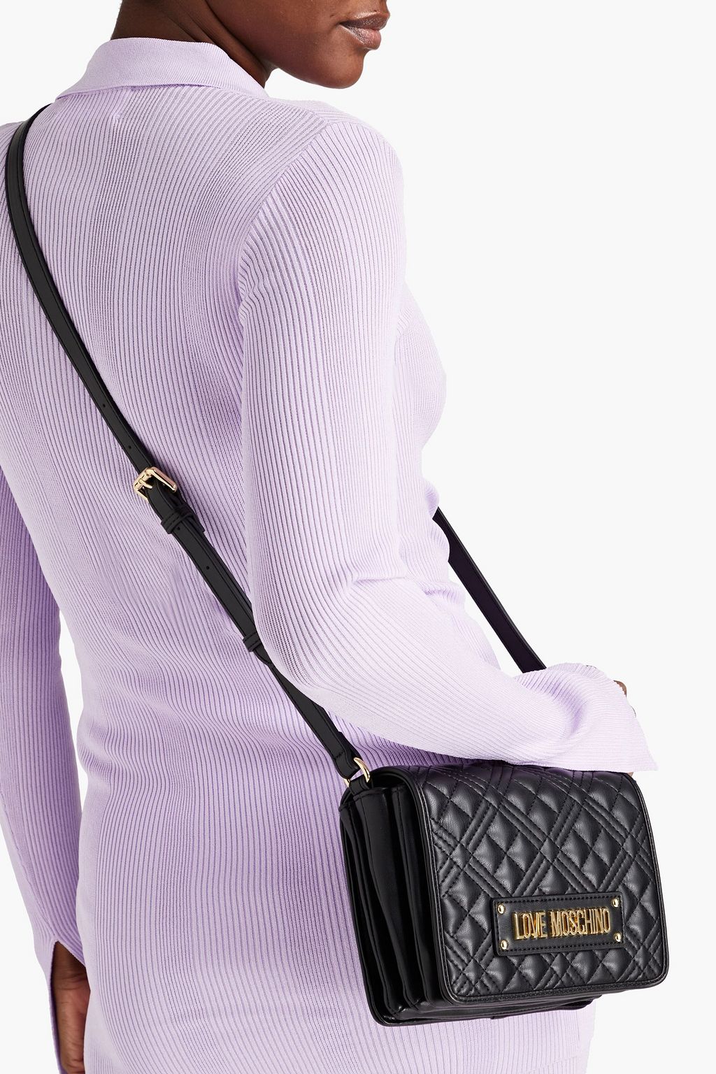 LOVE MOSCHINO Quilted faux leather cross-body bag