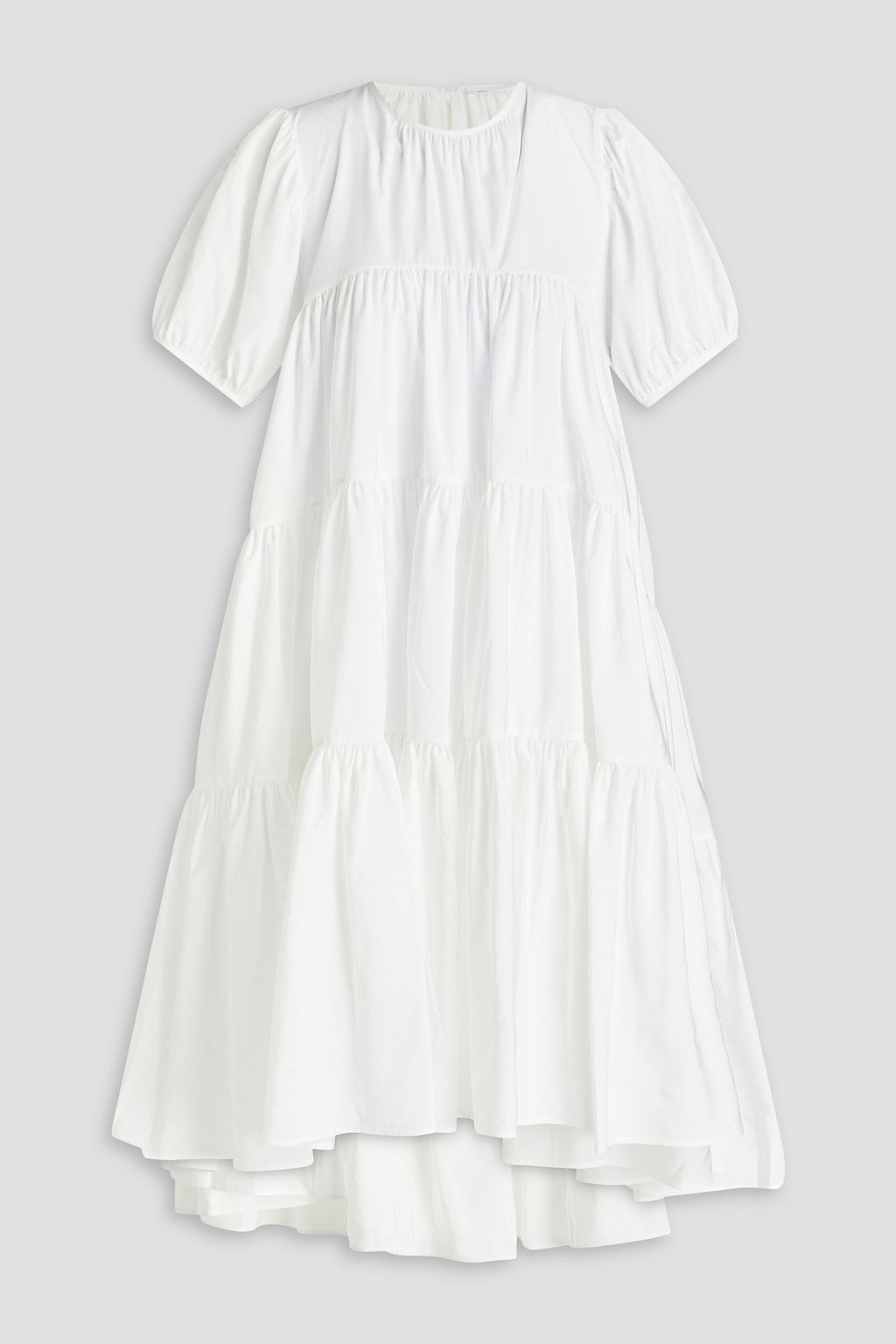 CECILIE BAHNSEN Esme tiered gathered taffeta dress | THE OUTNET