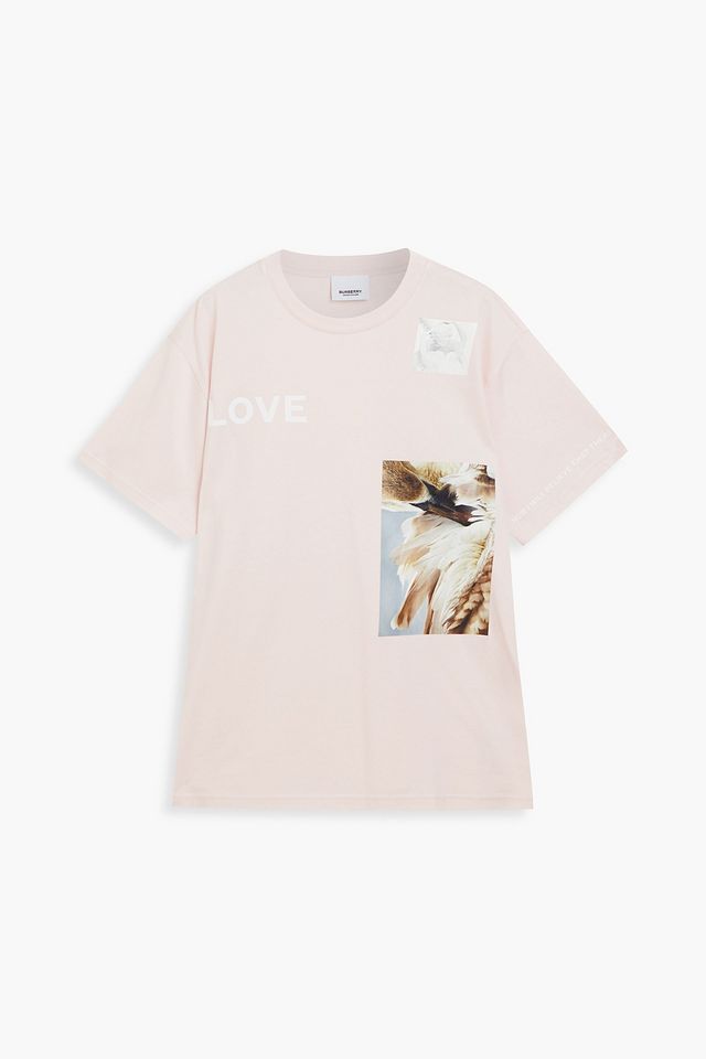 Printed cotton-jersey T-shirt
