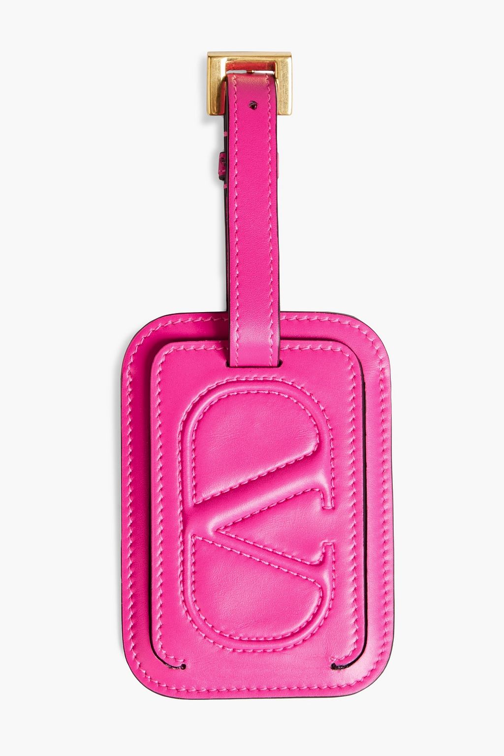 VALENTINO GARAVANI VLOGO leather luggage tag | THE OUTNET