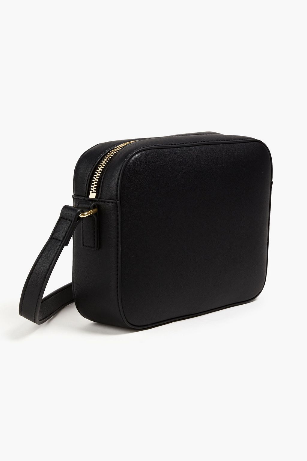 LOVE MOSCHINO Chain-embellished faux leather shoulder bag