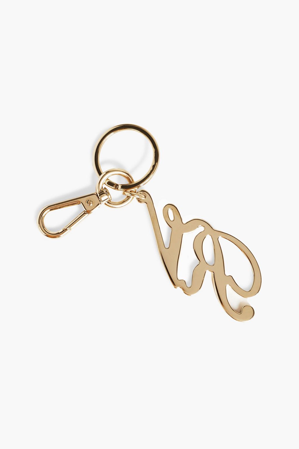 ROGER VIVIER RV gold-tone keychain