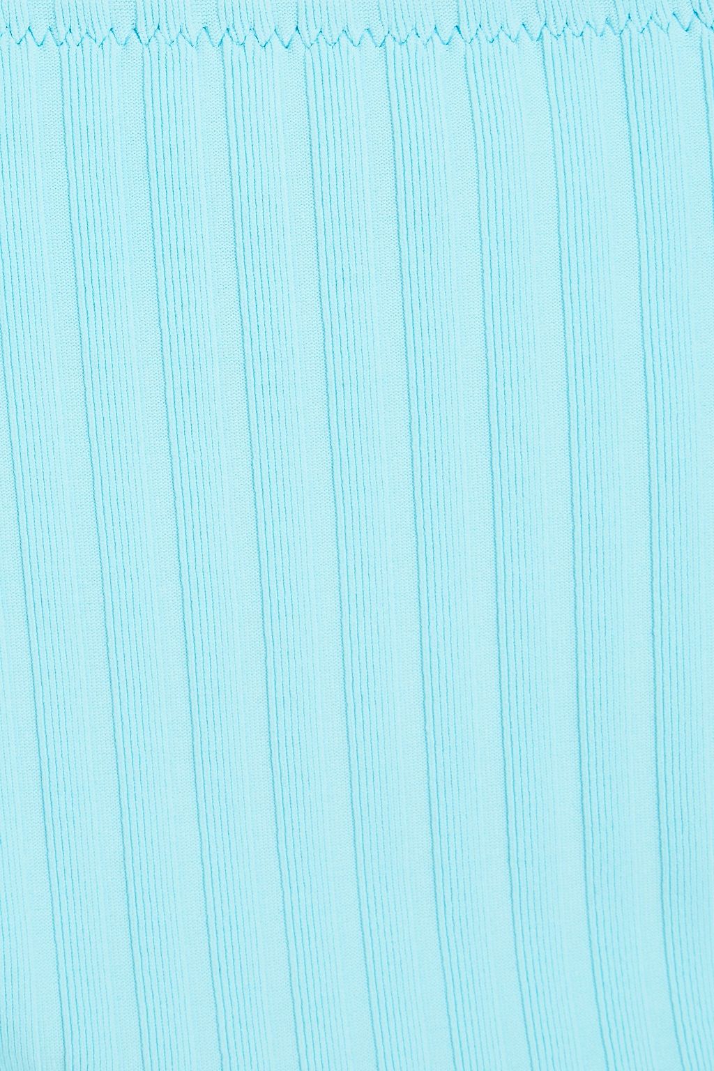 SOLID & STRIPED سروال بكيني بخصر مرتفع وتصميم مضلع