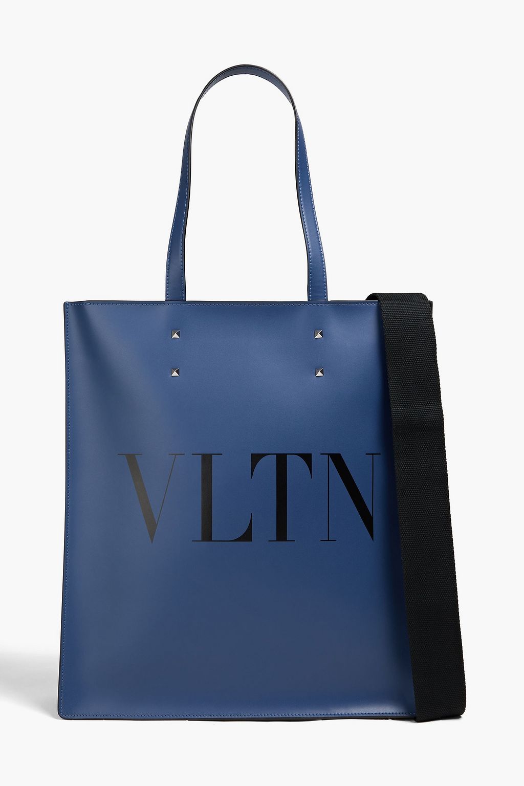 VALENTINO GARAVANI Rockstud printed matte-leather tote