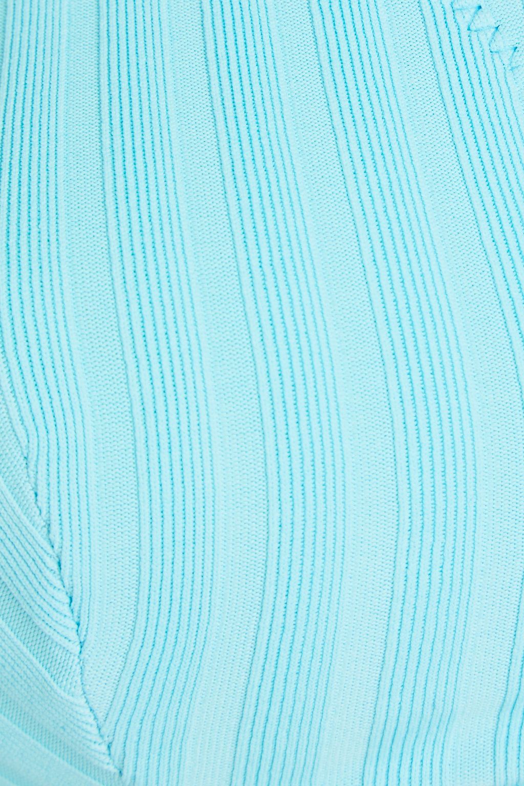 SOLID & STRIPED توب بكيني مثلث الشكل بتصميم مضلع وملتف