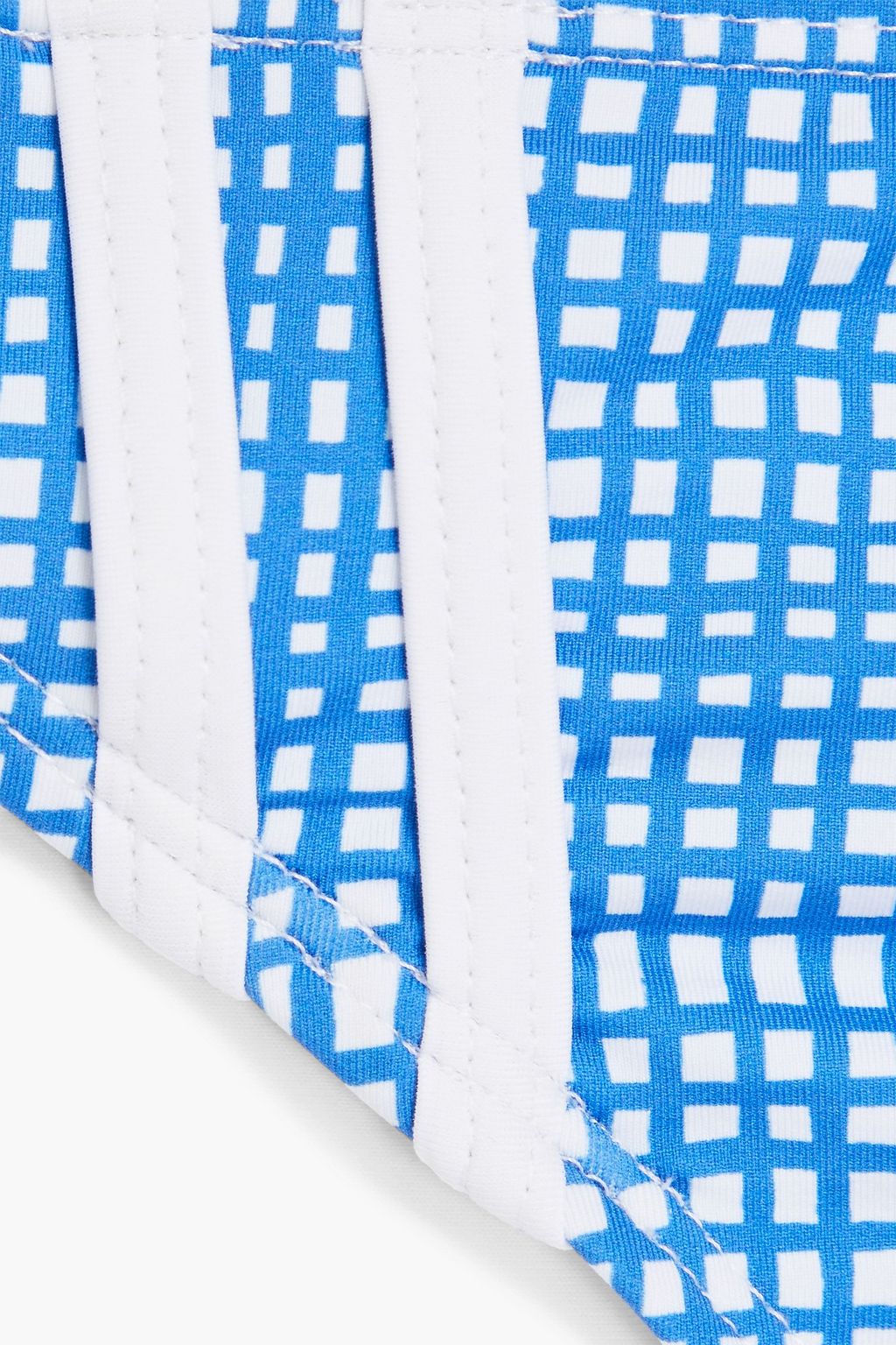 SOLID & STRIPED سروال بكيني بخصر متوسط الارتفاع مزين بطبعات