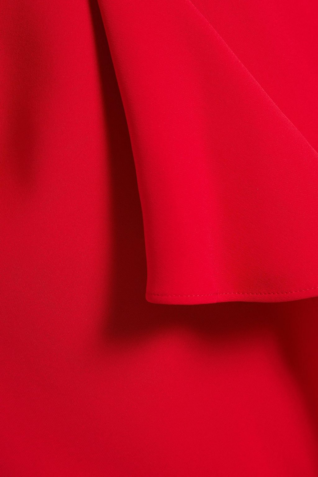 VALENTINO GARAVANI Cape-effect silk-cady dress