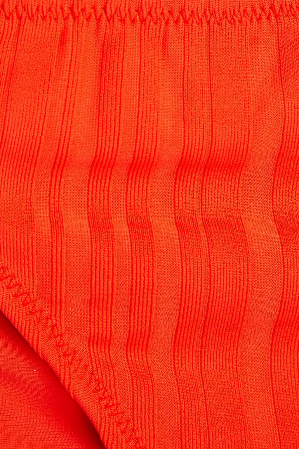 SOLID & STRIPED سروال بكيني بخصر منخفض مزين بطبعات