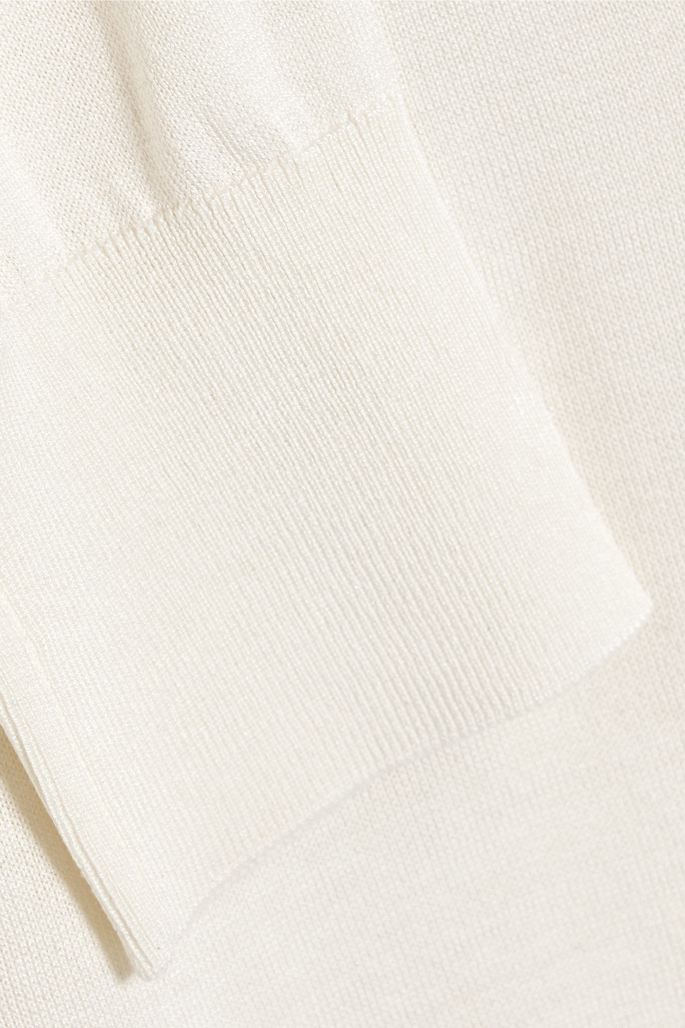 Co Silk Sweater In Ivory