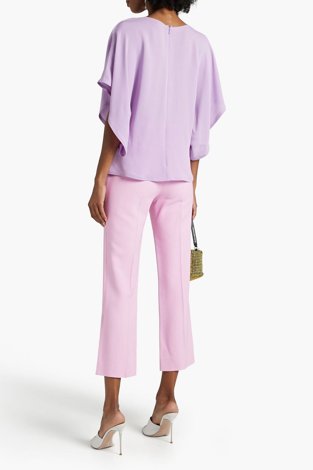 VALENTINO GARAVANI Silk-cady top