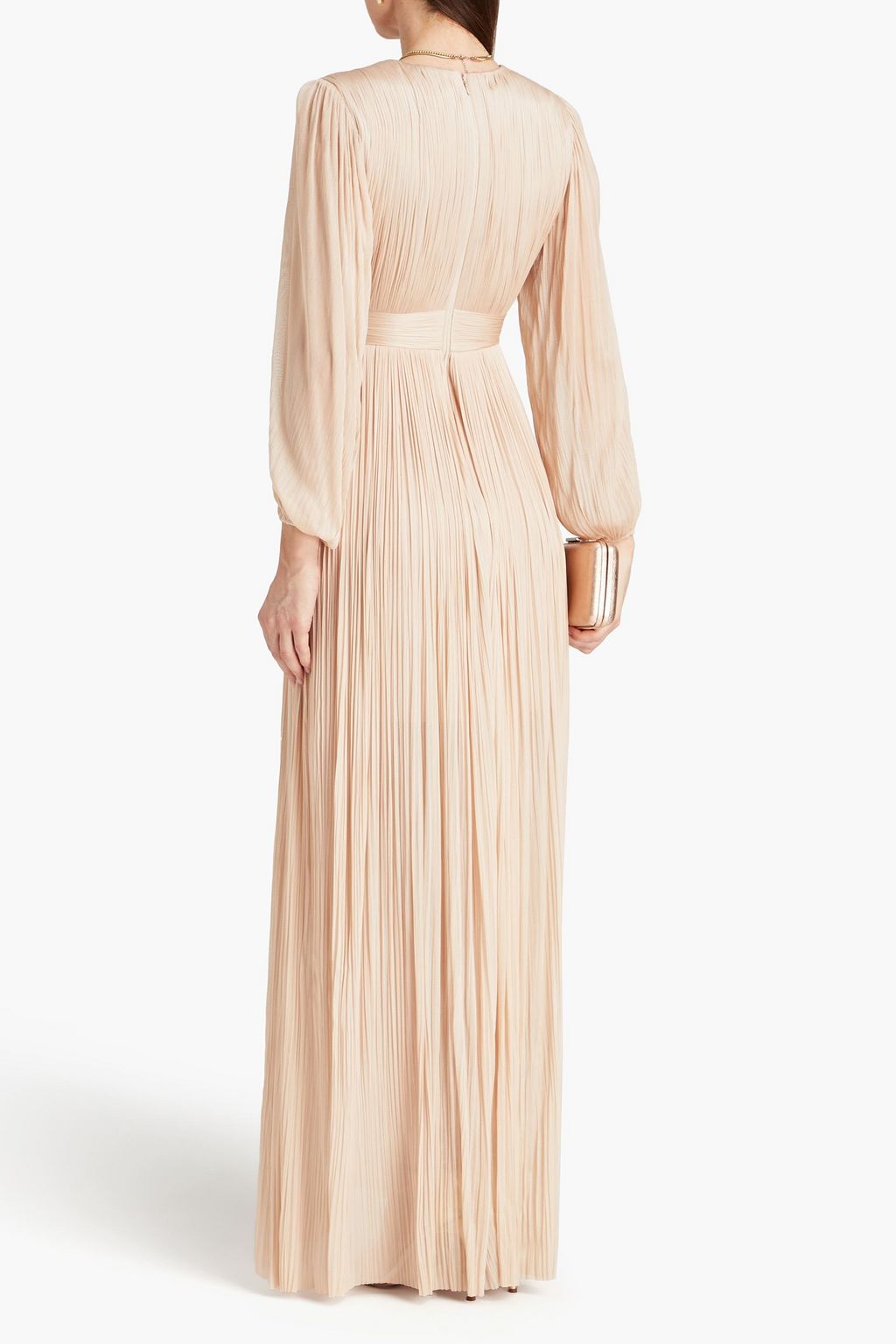 MARIA LUCIA HOHAN Inari plissé silk-tulle gown
