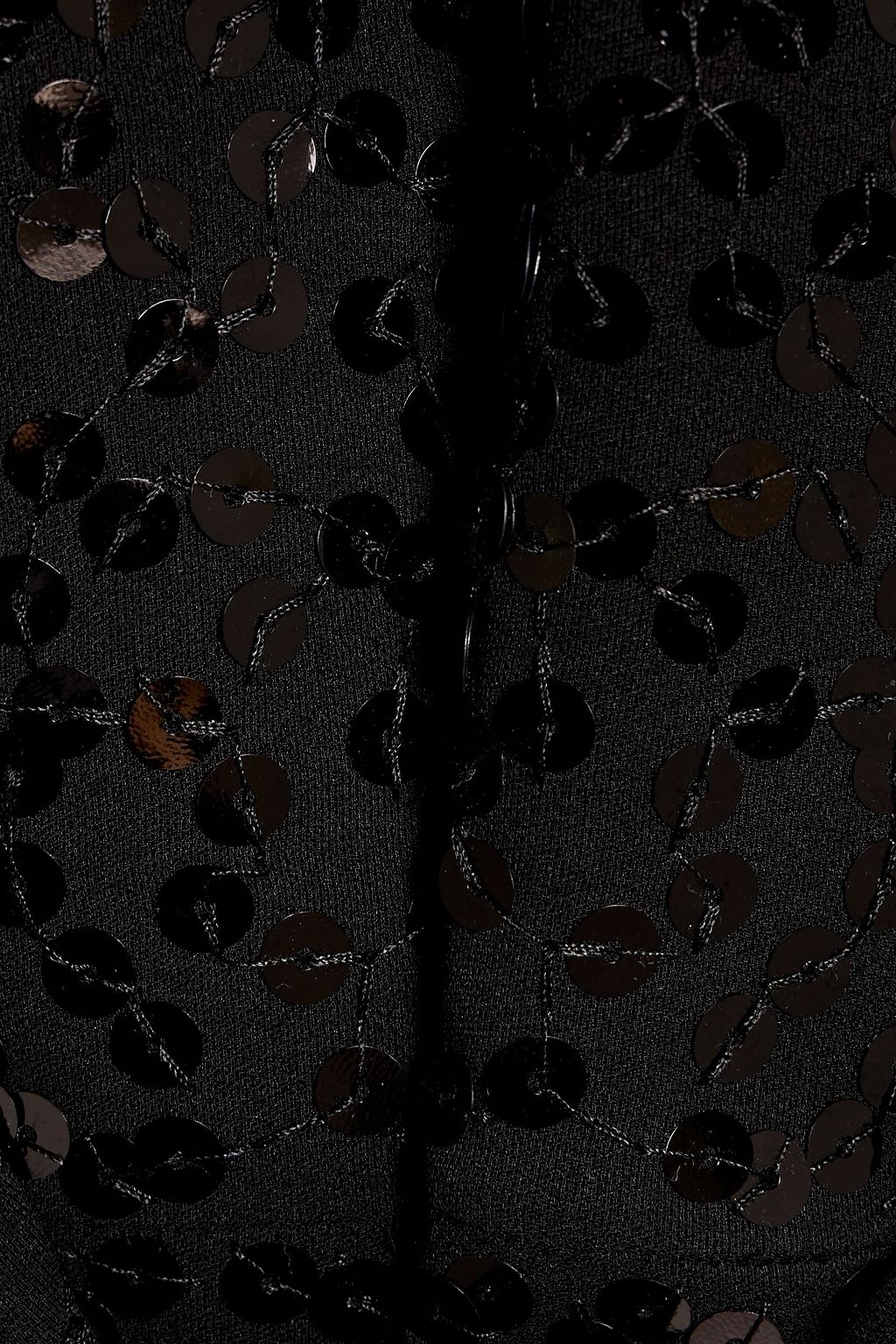 VALENTINO GARAVANI 시퀸 장식 실크 크레이프 드레스