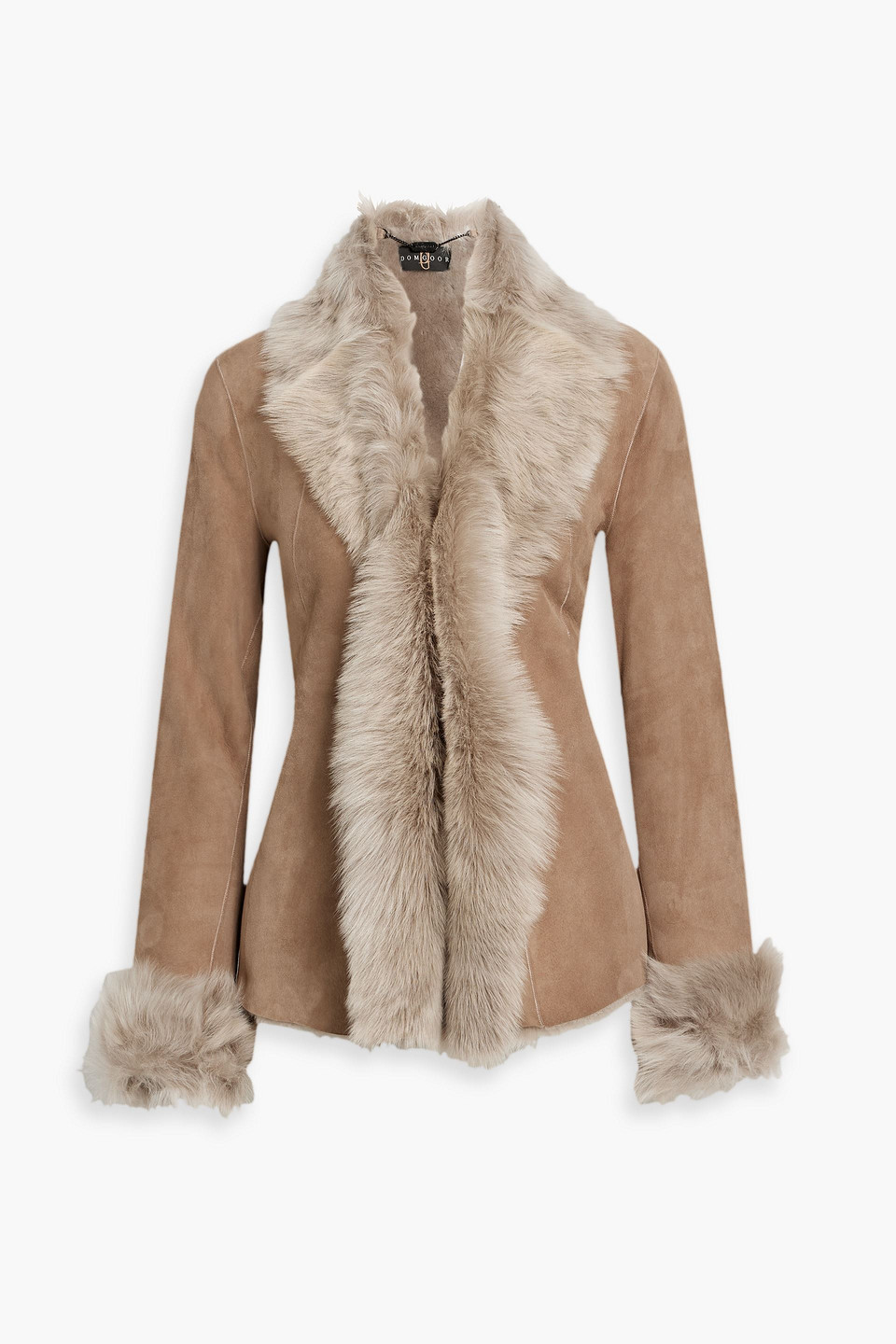 Dom Goor Shearling Jacket In Sand