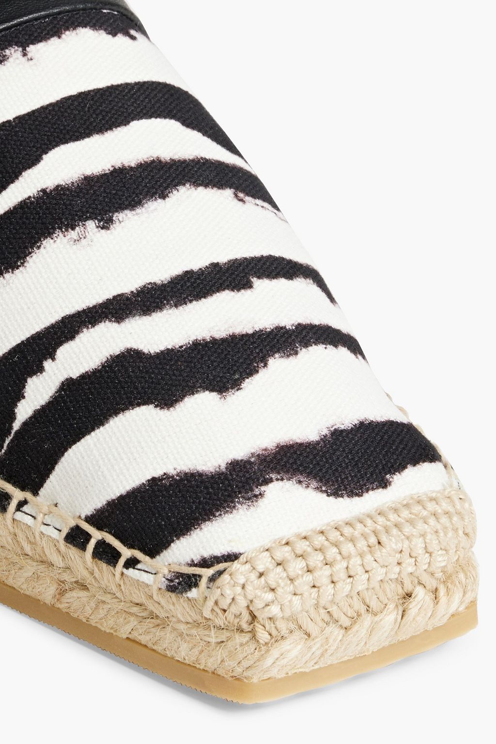 BURBERRY Tie-dyed canvas espadrilles