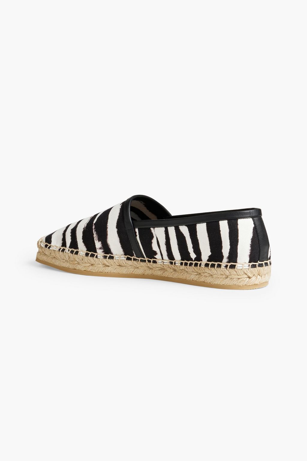 BURBERRY Tie-dyed canvas espadrilles