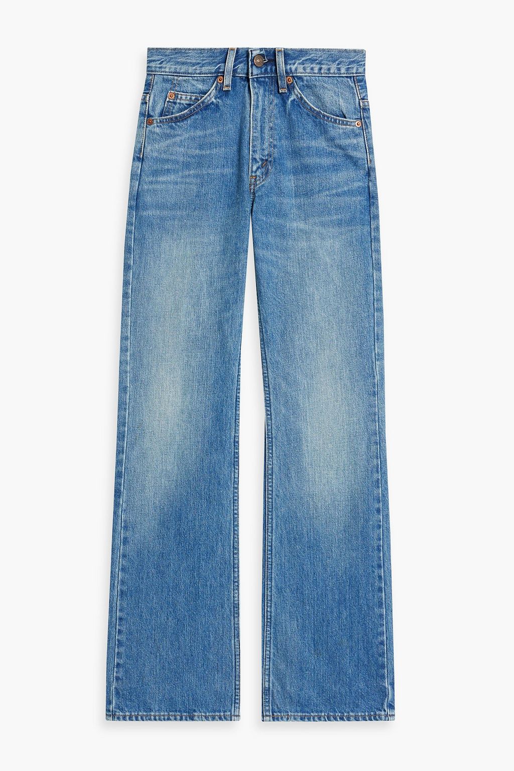 LEVI'S X VALENTINO Mid-rise straight-leg jeans | Sale up to 70% off | THE  OUTNET