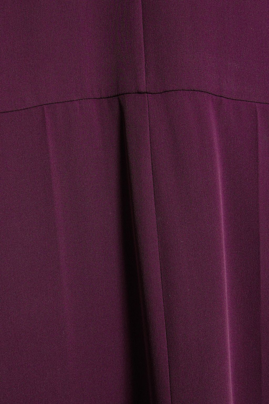 VALENTINO GARAVANI Cropped silk-crepe wide-leg jumpsuit