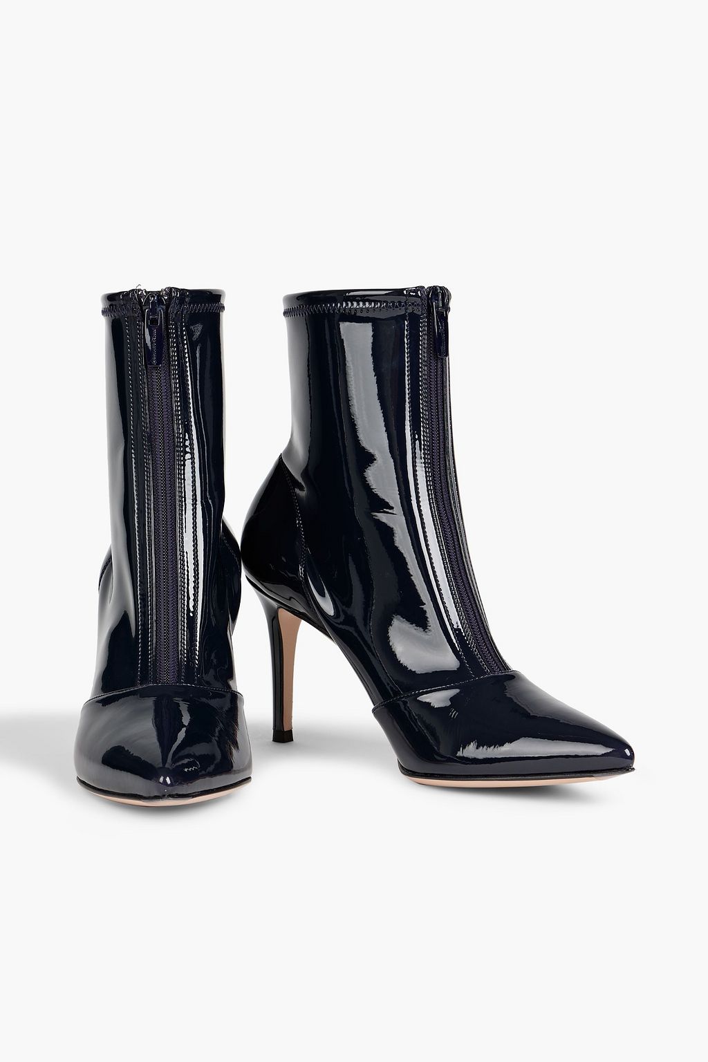 GIANVITO ROSSI Welch patent-leather ankle boots