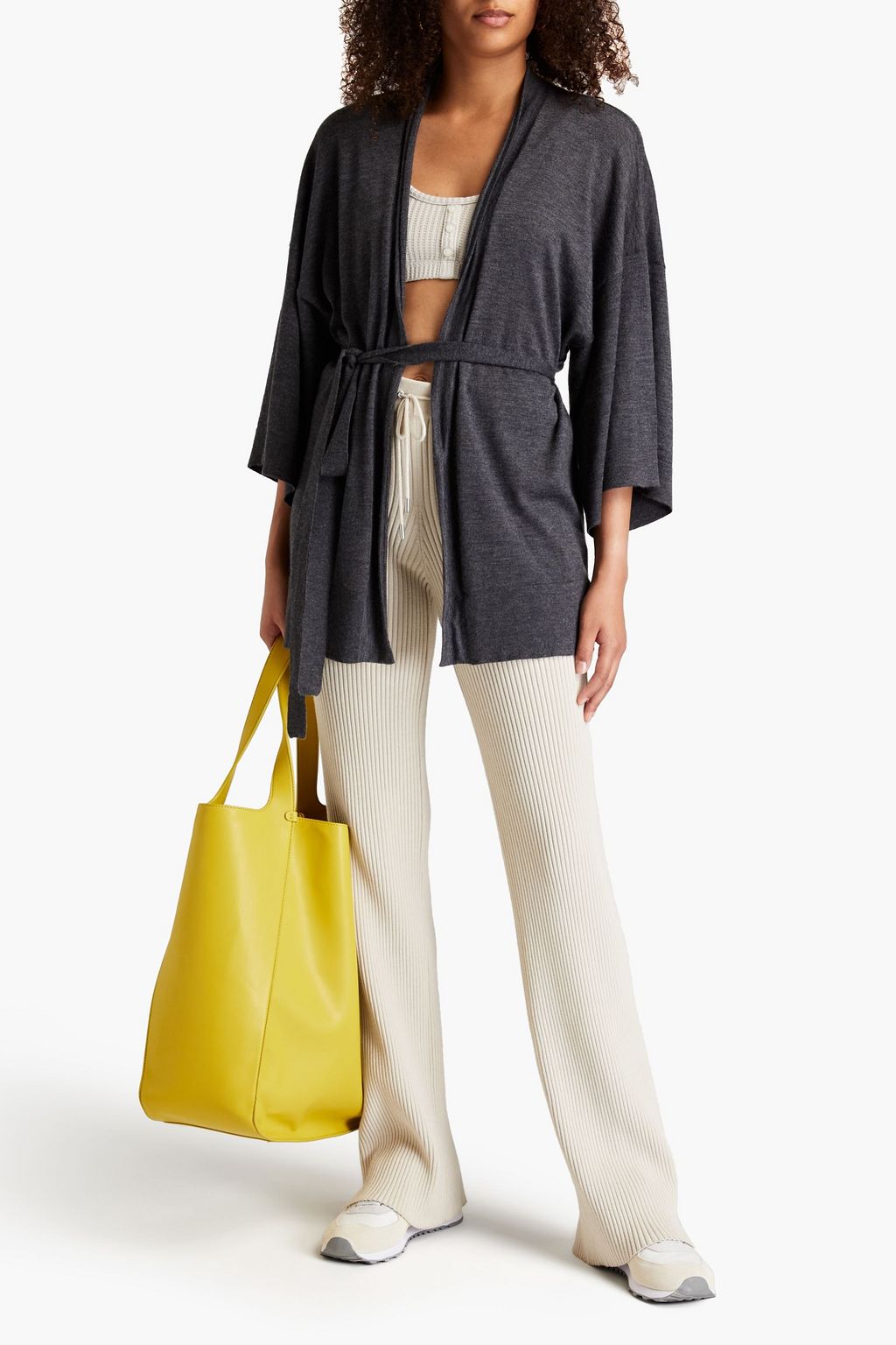 LE KASHA Tayaoke belted cashmere cardigan