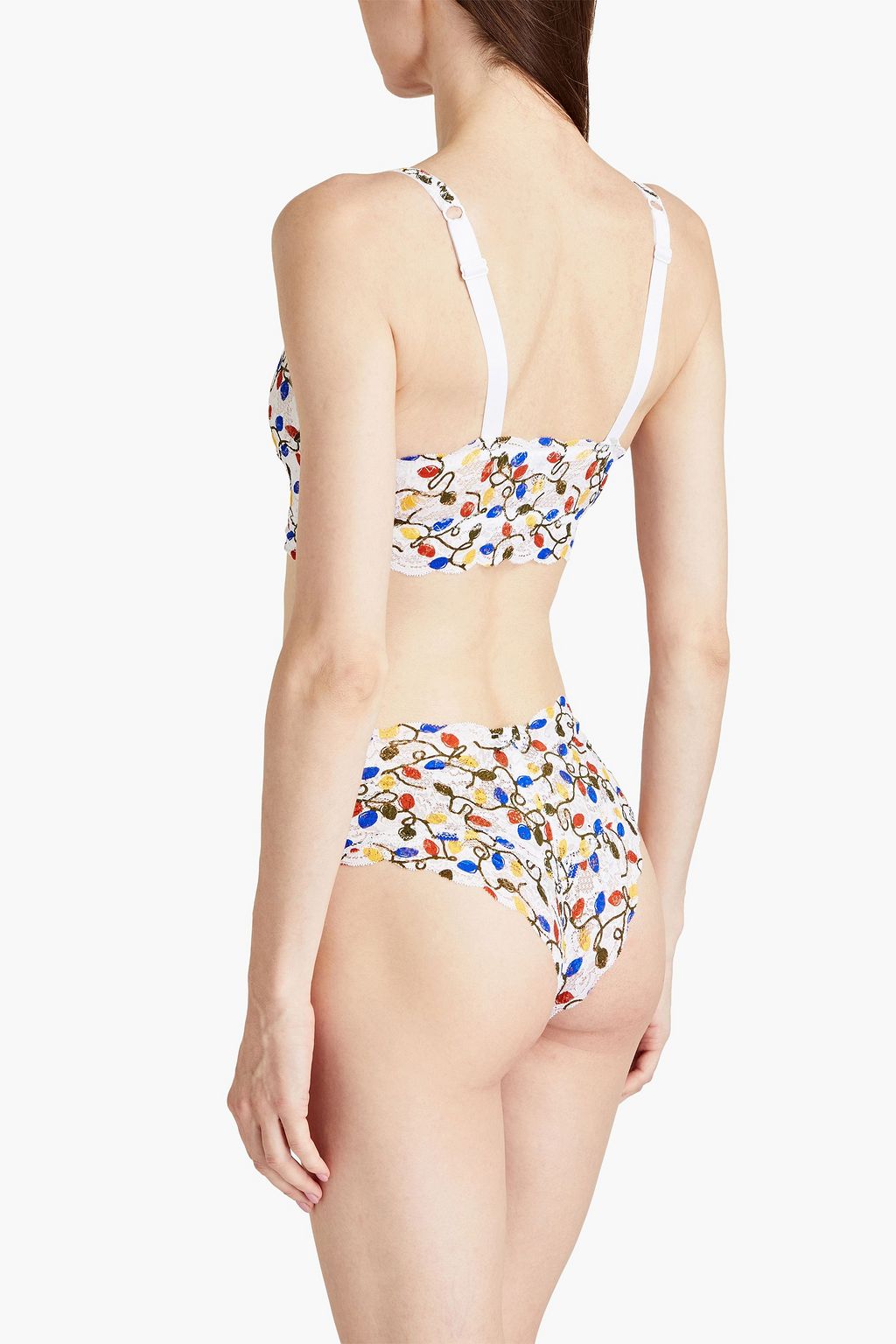 COSABELLA ストレッチレース ブラレット プリント入り