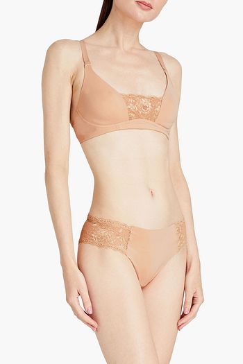 Balmain Stretch-cotton Jersey Soft-cup Bra In Black