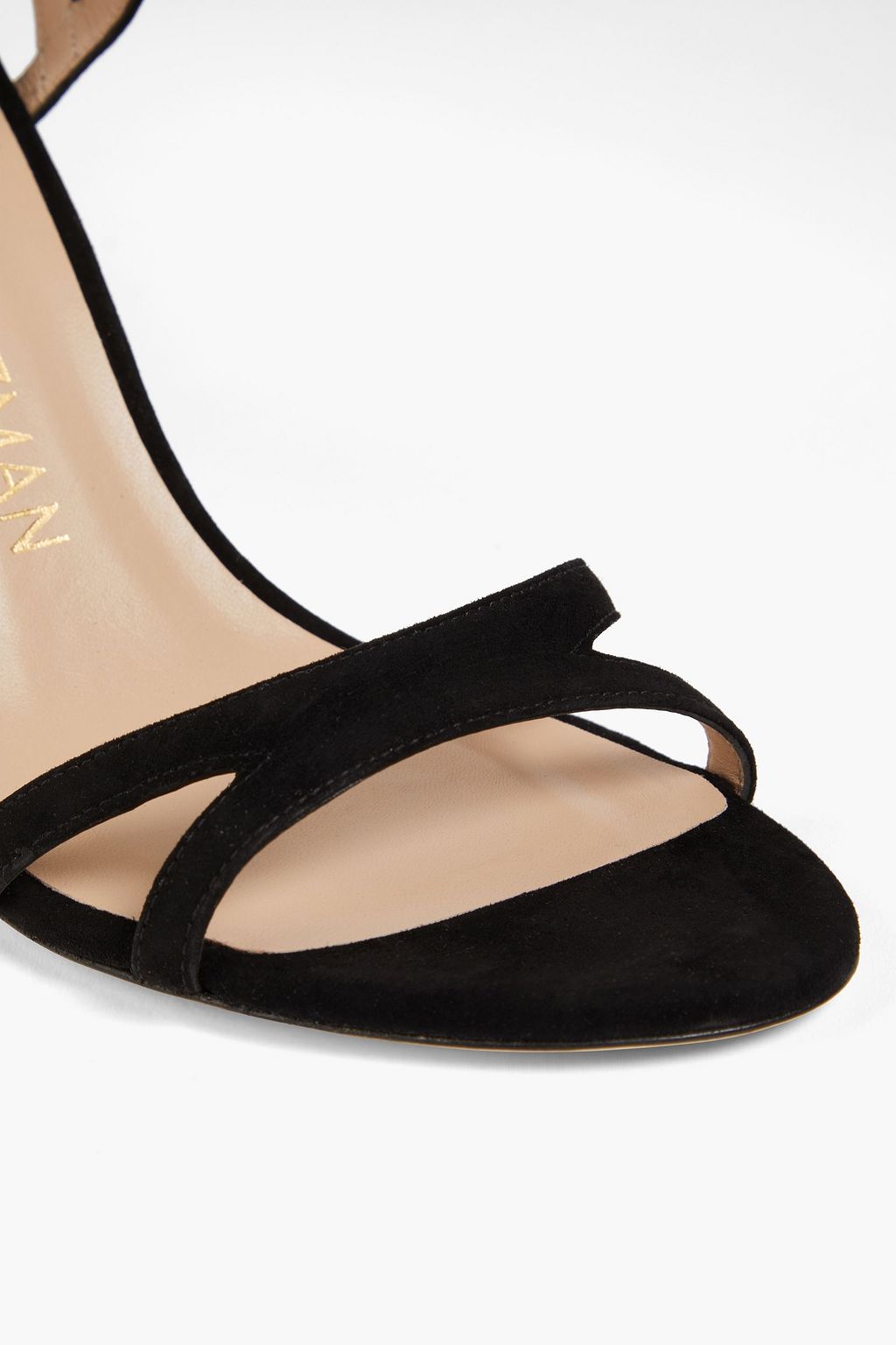 STUART WEITZMAN Soiree 100 Sandalen aus Veloursleder