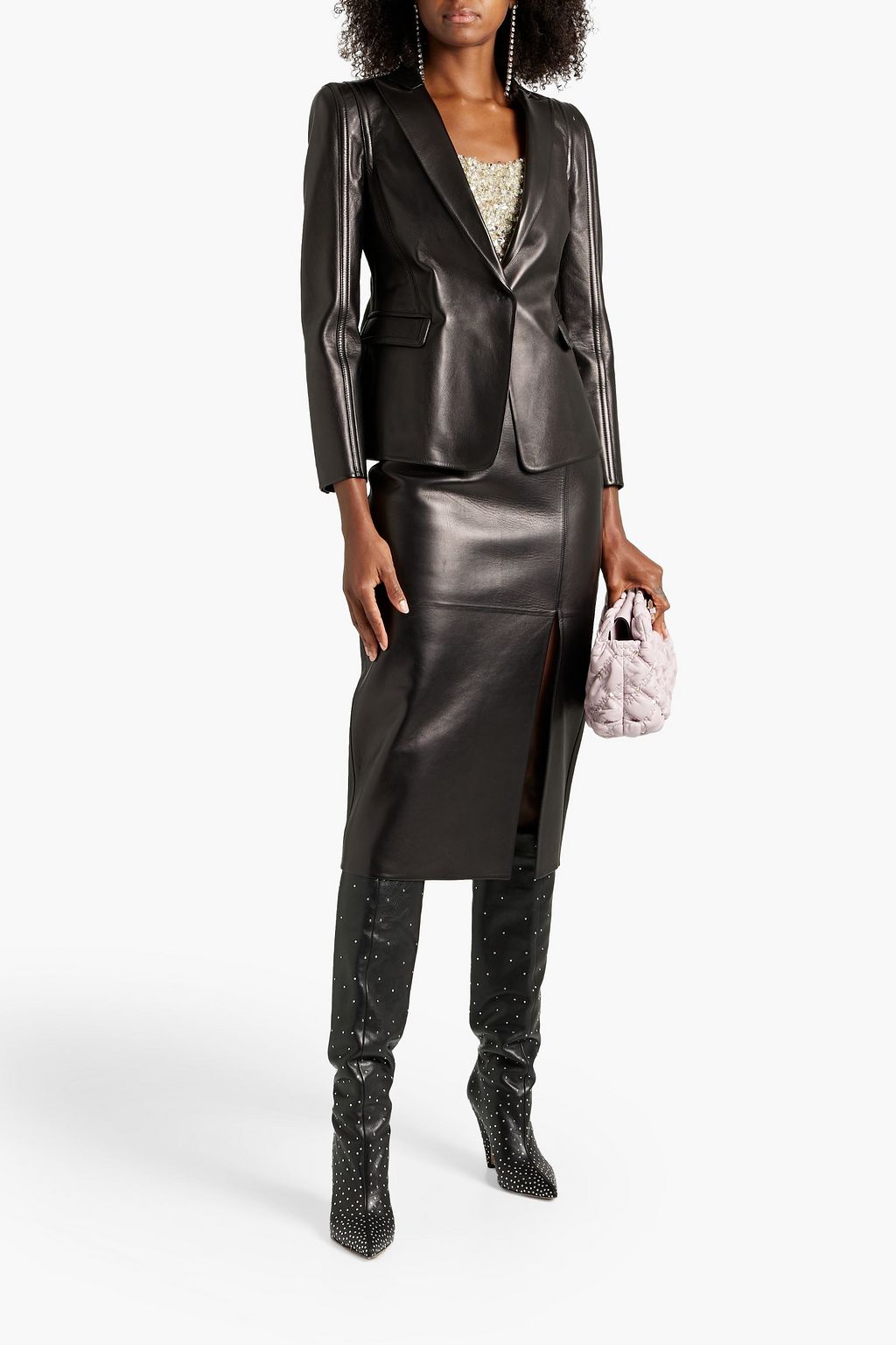 VALENTINO GARAVANI Leather blazer