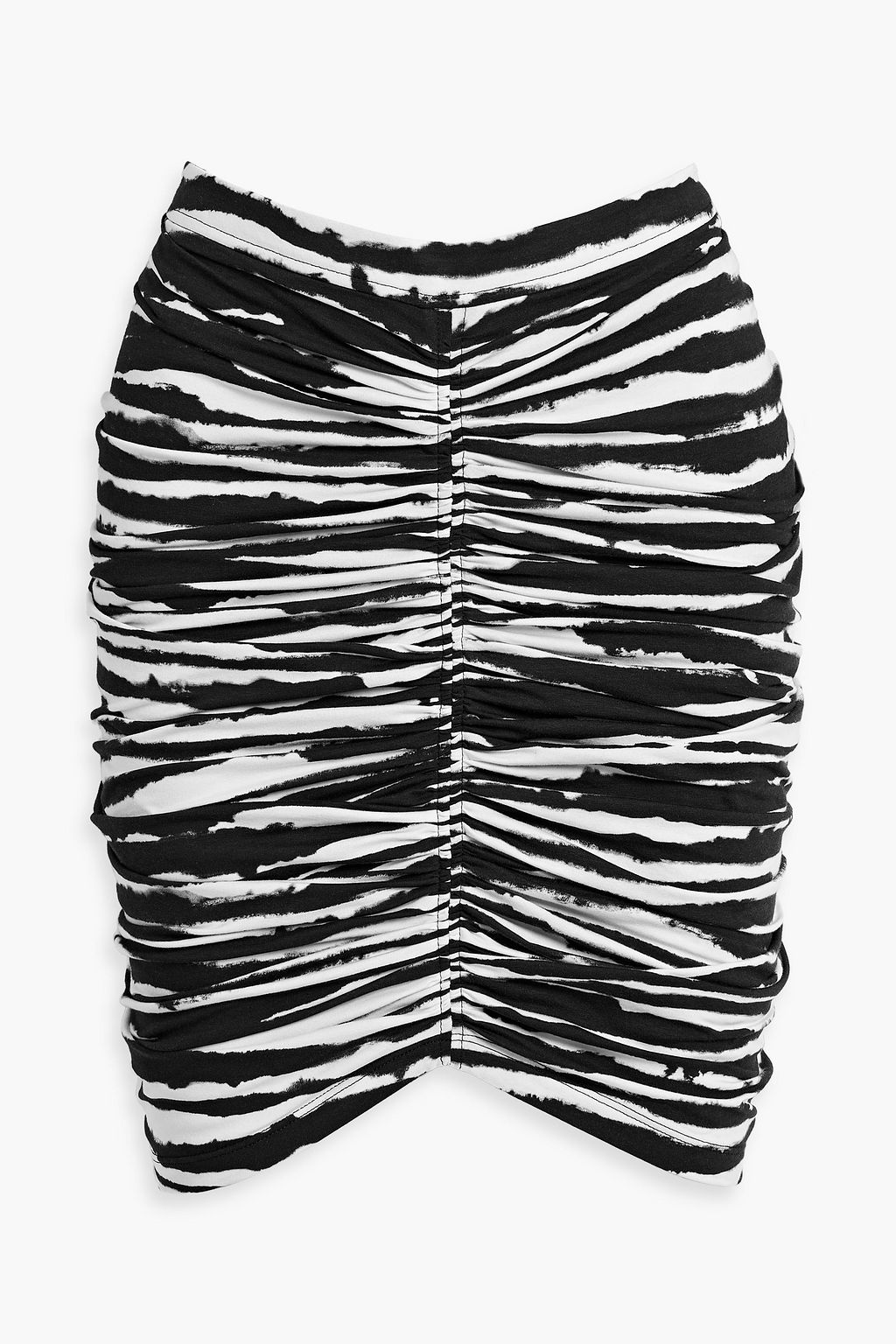 Burberry black ruched skirt cheap