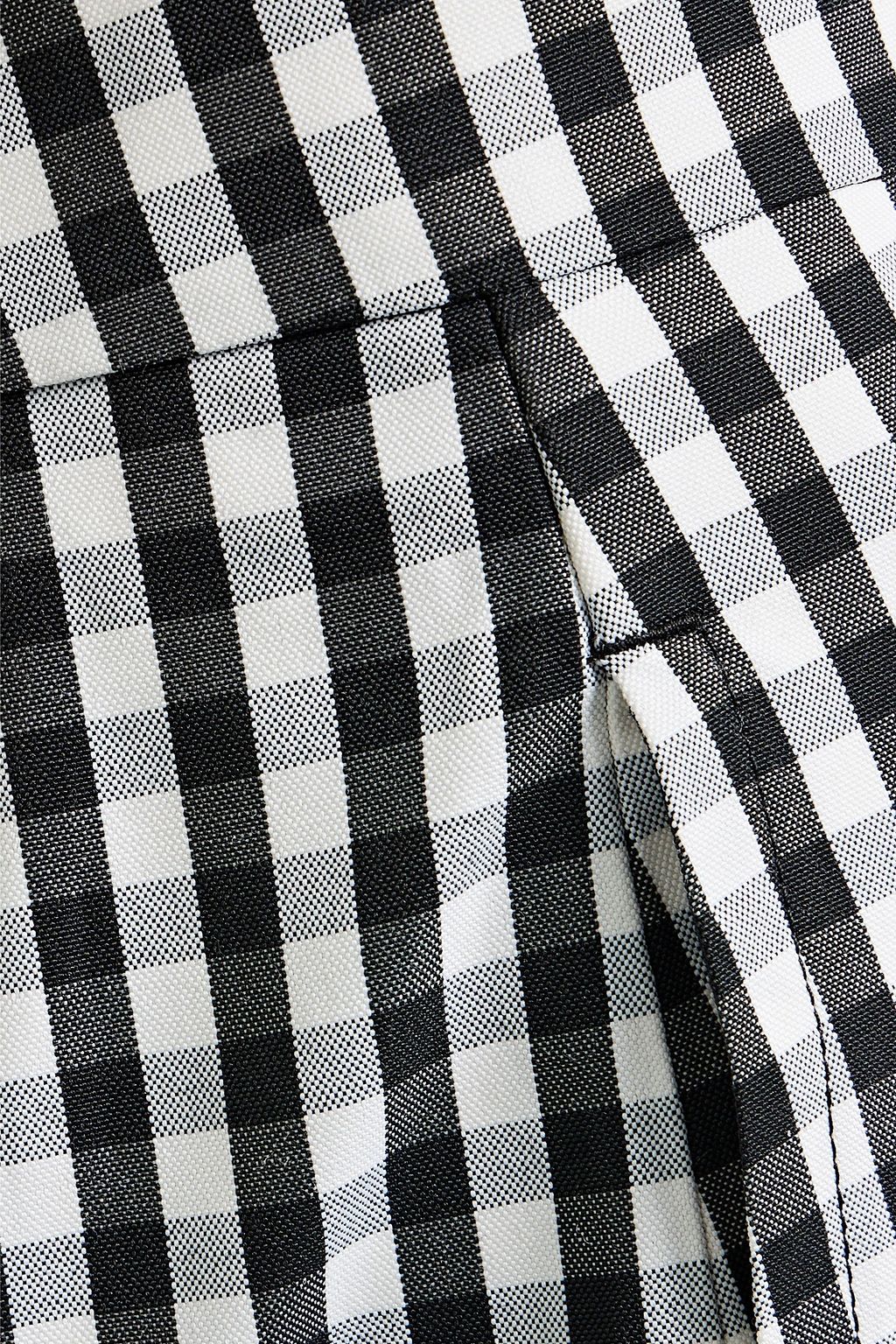 BURBERRY ジャカード ストレートレッグ パンツ ギンガム