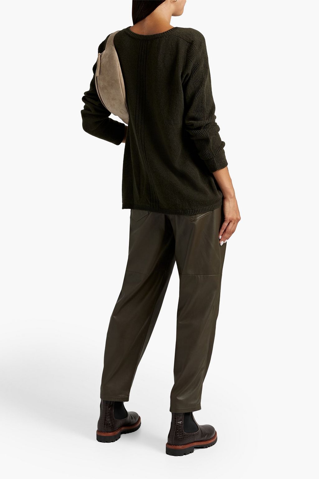 MAJESTIC FILATURES Cashmere and merino-blend sweater