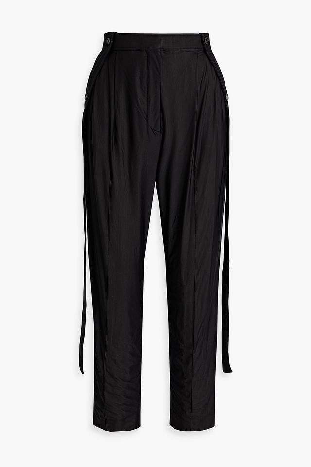Stretch-jersey tapered pants