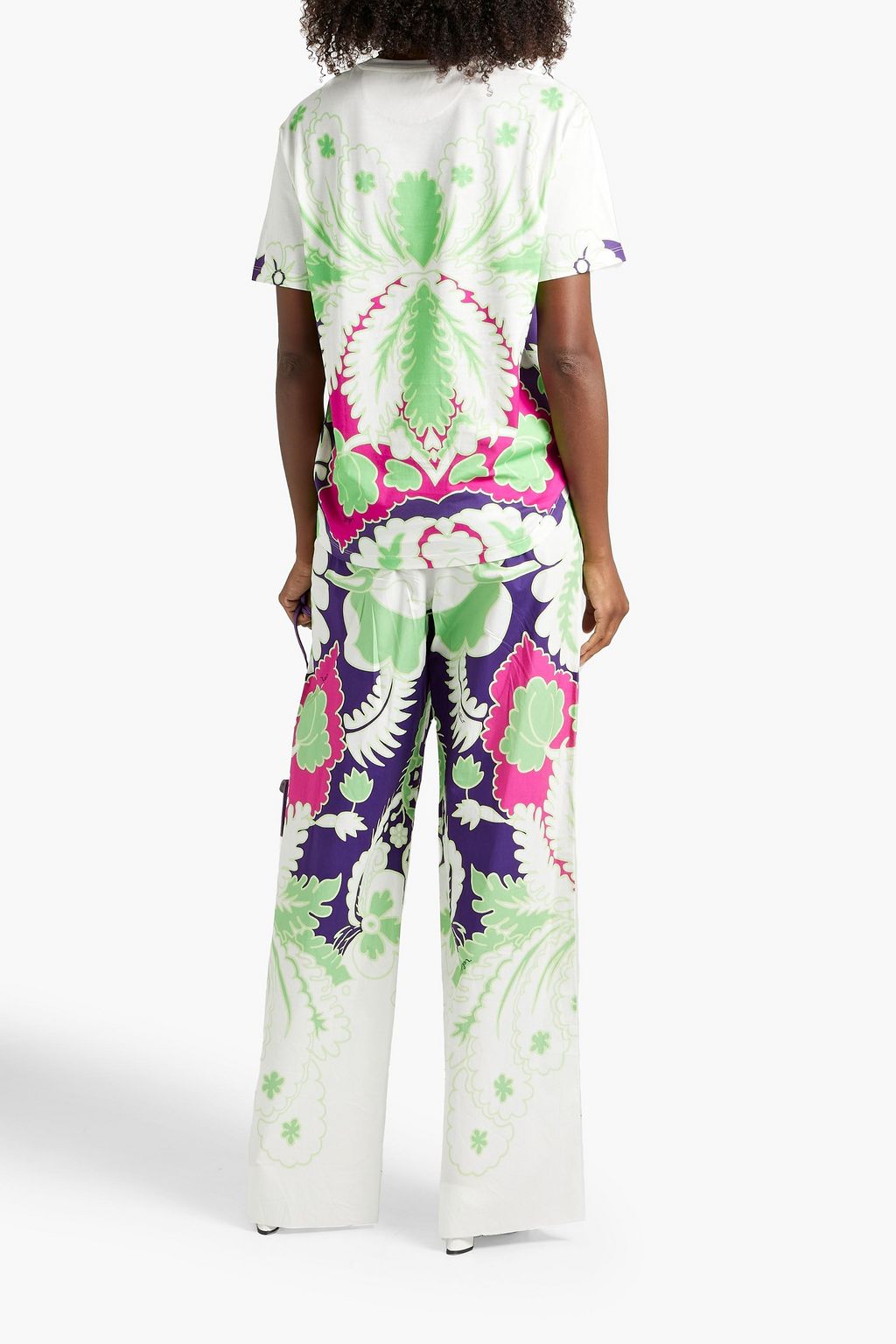 VALENTINO GARAVANI Printed cotton-jersey T-shirt