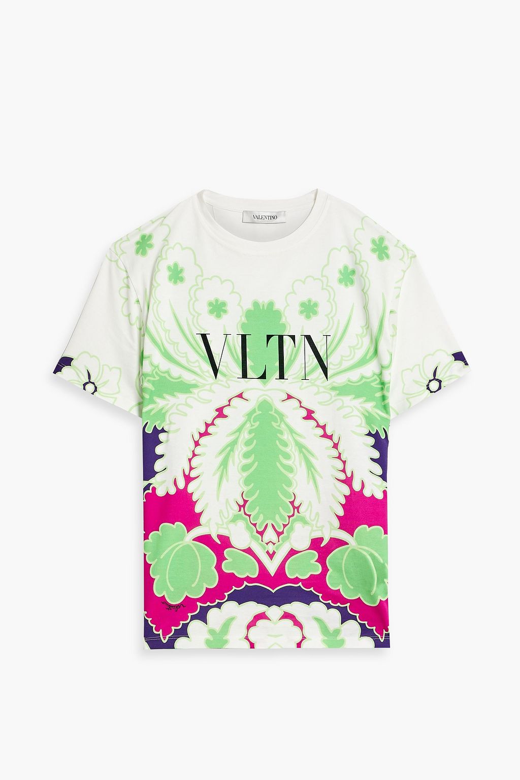 VALENTINO GARAVANI Printed cotton-jersey T-shirt | Sale up to | THE OUTNET