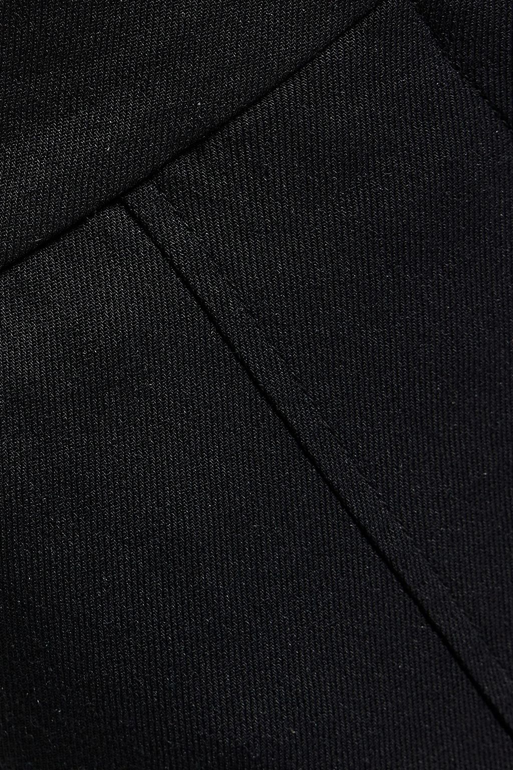 BURBERRY Knit-paneled cutout twill skinny pants