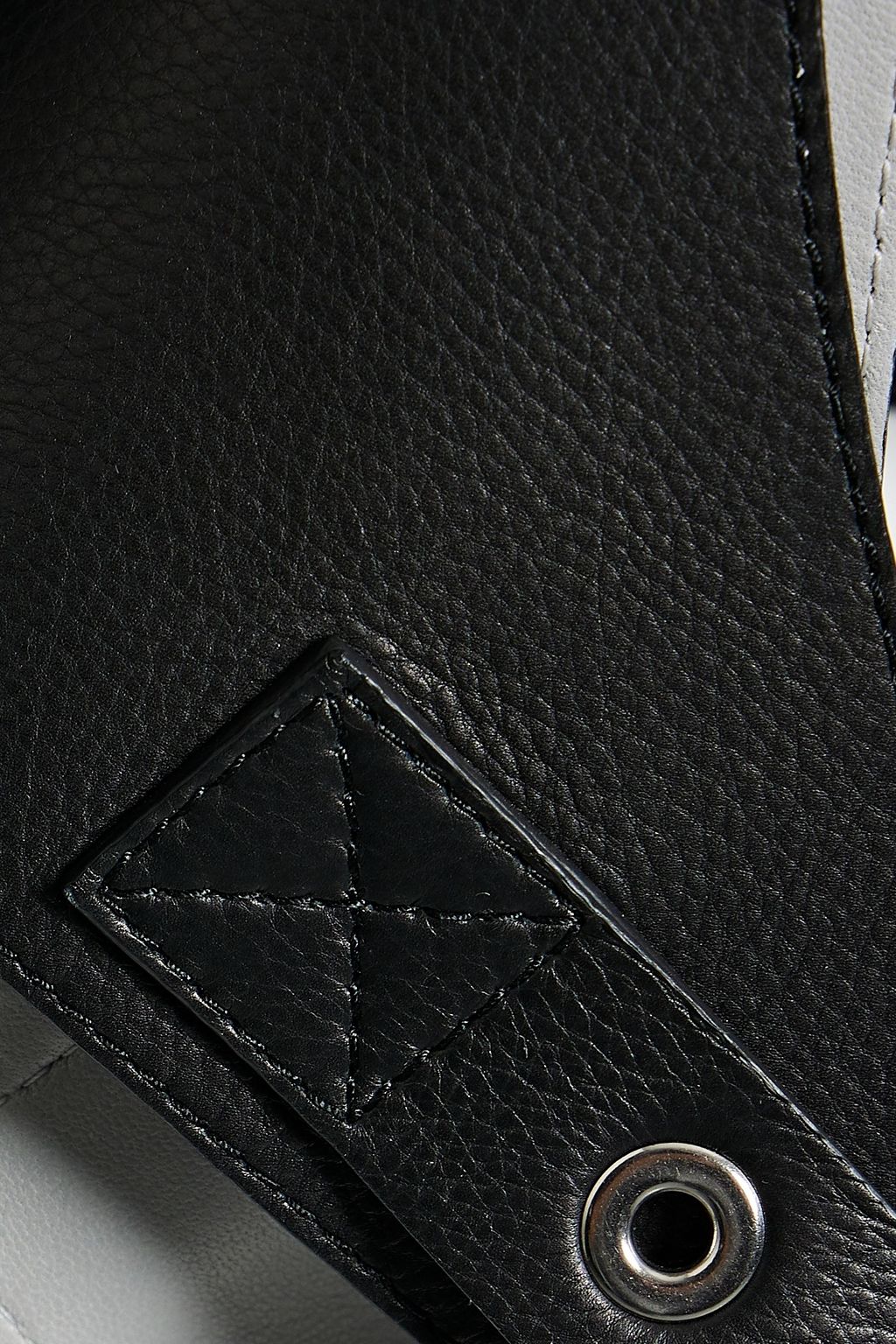 BURBERRY Pebbled-leather vest