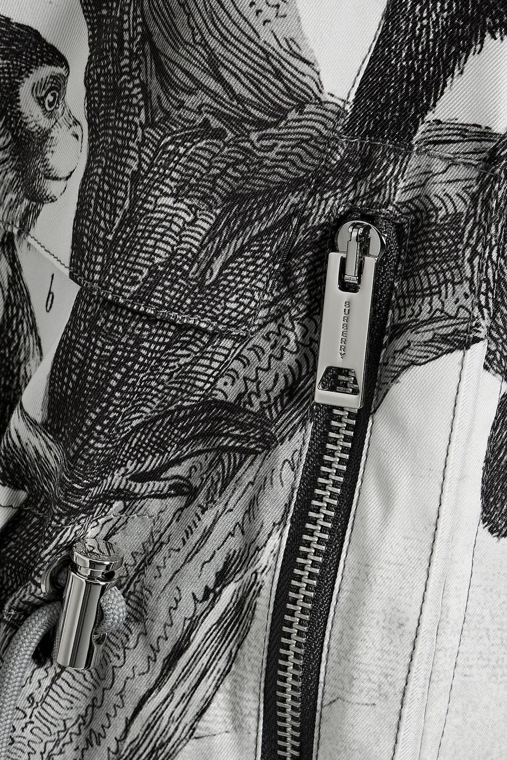 BURBERRY シルクツイル ジャケット プリント