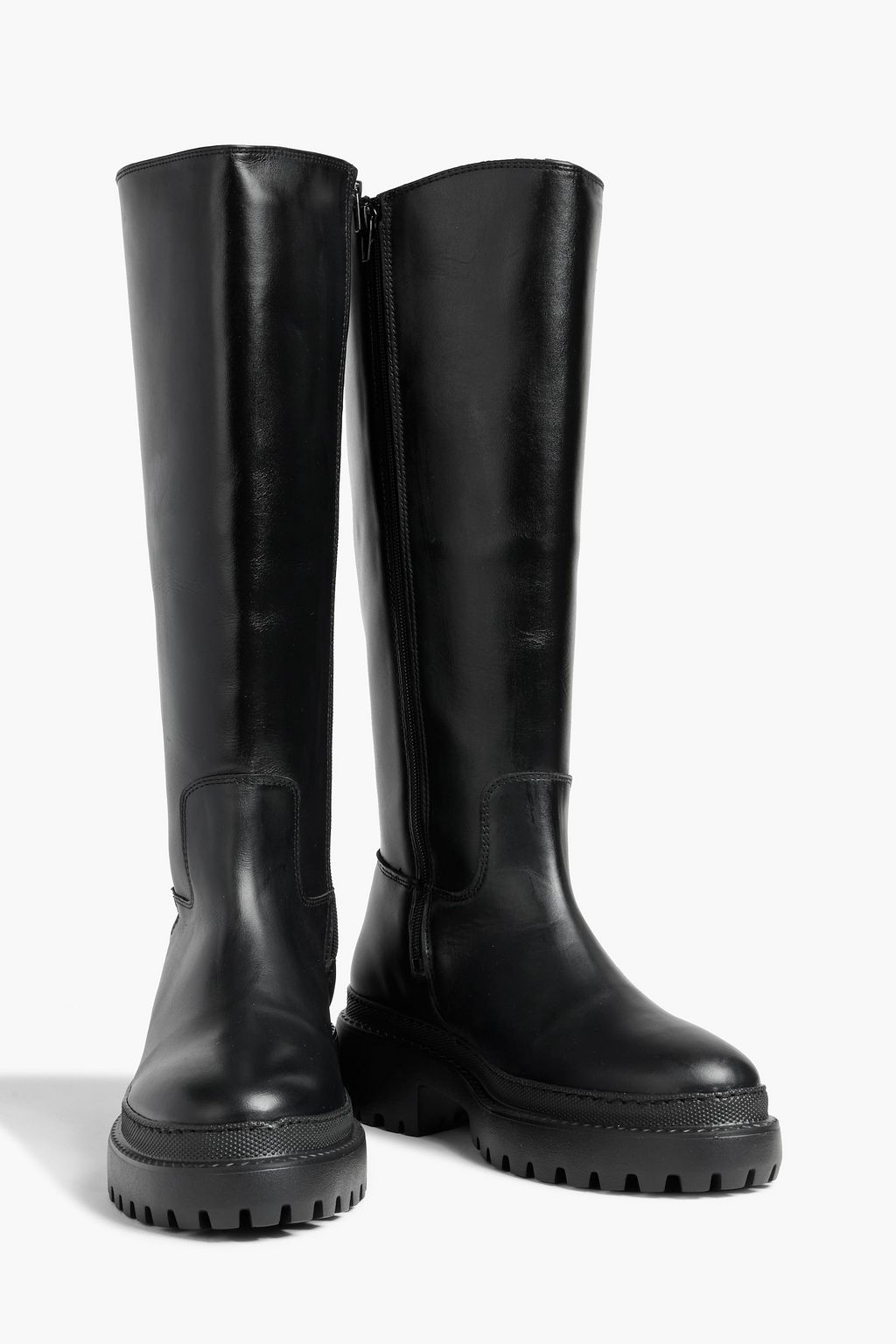 IRIS & INK Oakley leather knee boots | THE OUTNET