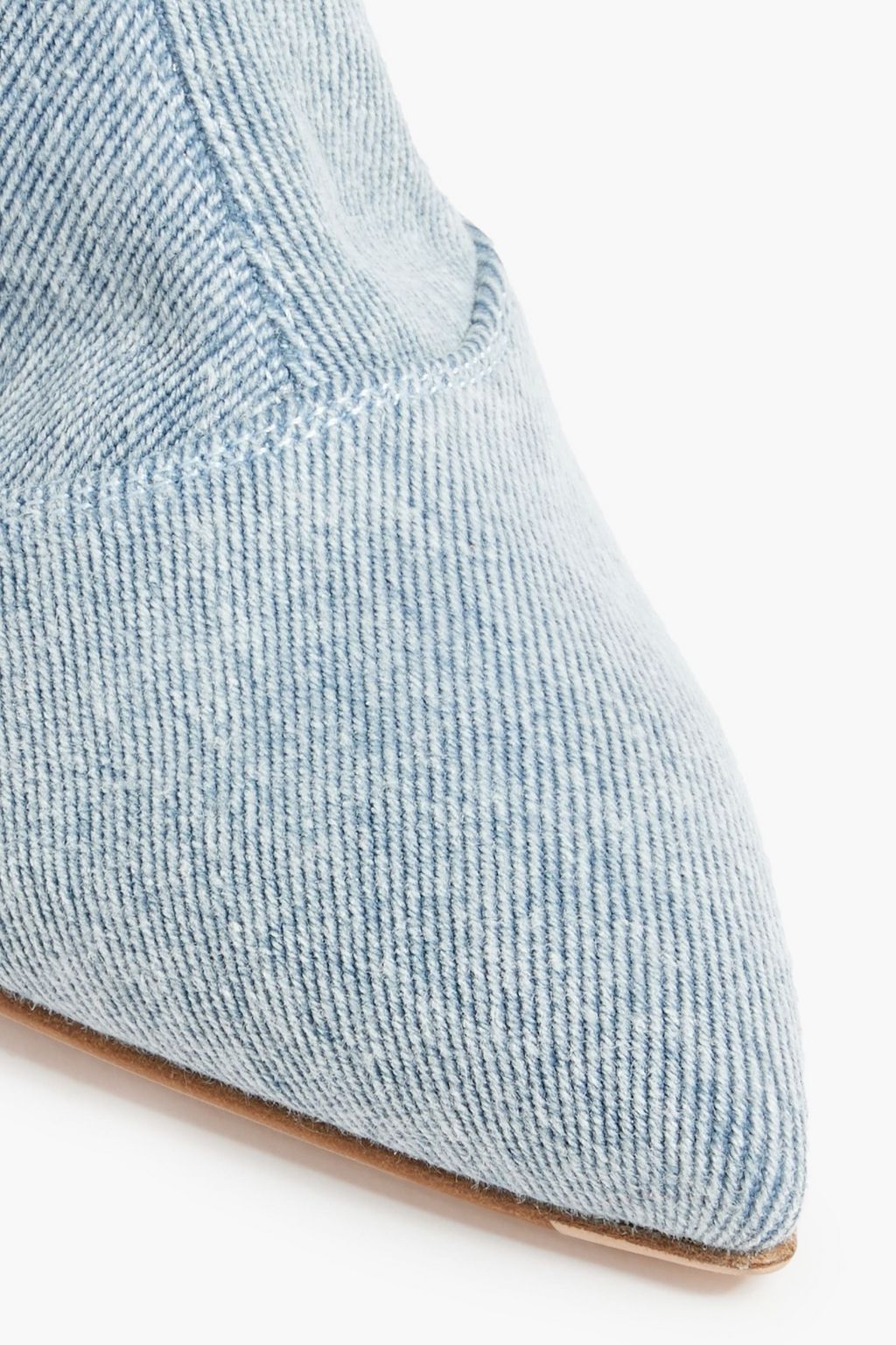GIANVITO ROSSI Elite 85 Overknees aus Denim