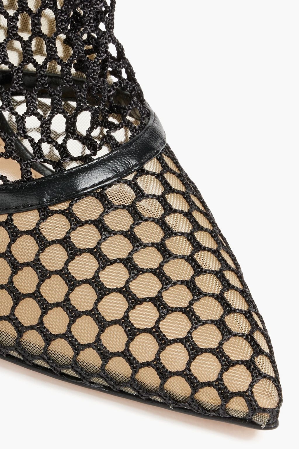 GIANVITO ROSSI Celia fishnet over-the-knee boots