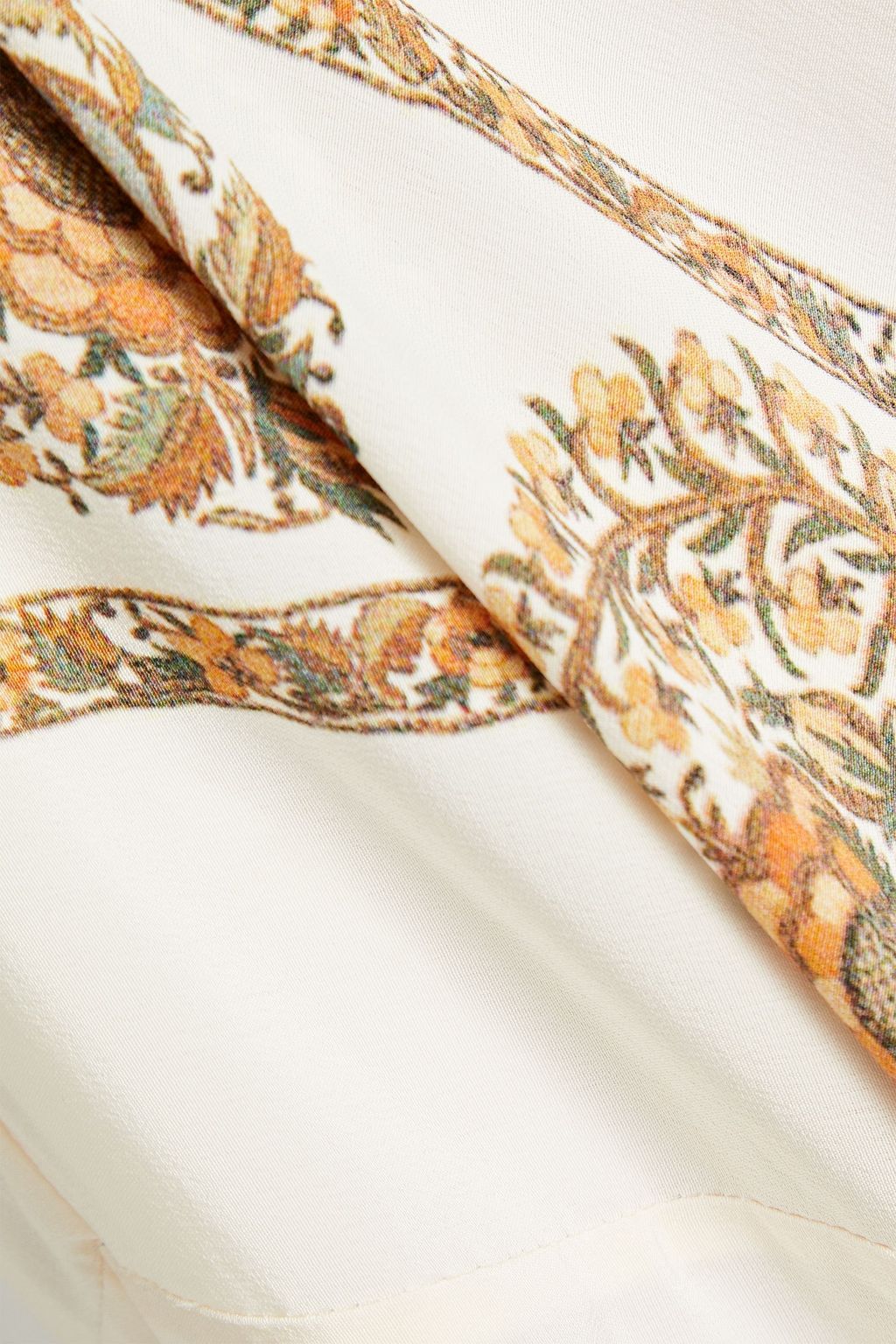 ESKANDAR Printed silk crepe de chine tunic