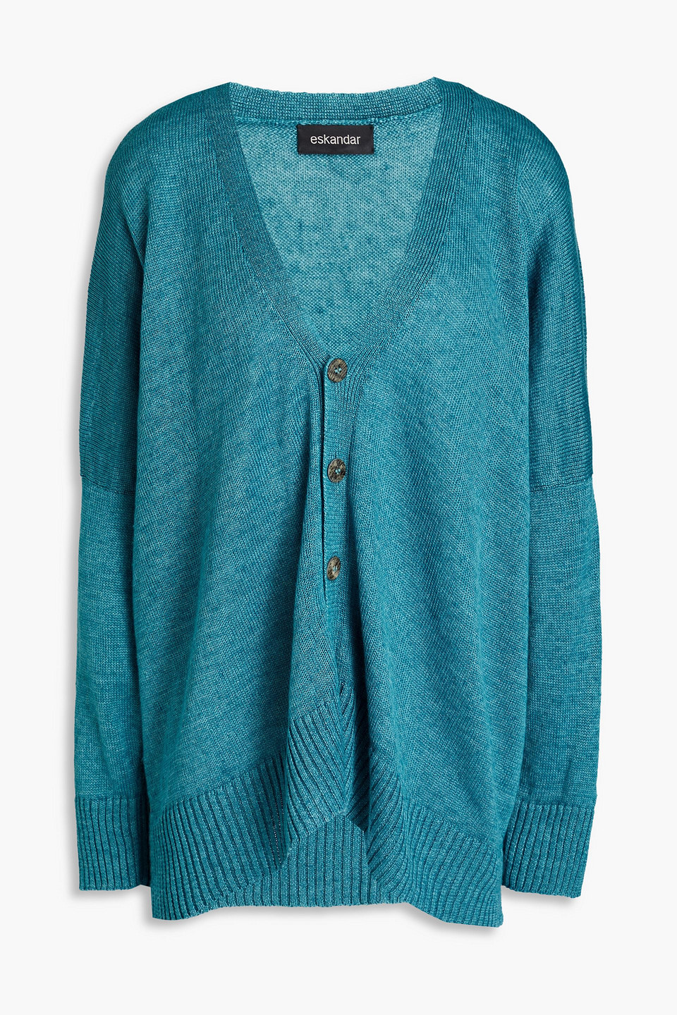 Eskandar Linen cardigan