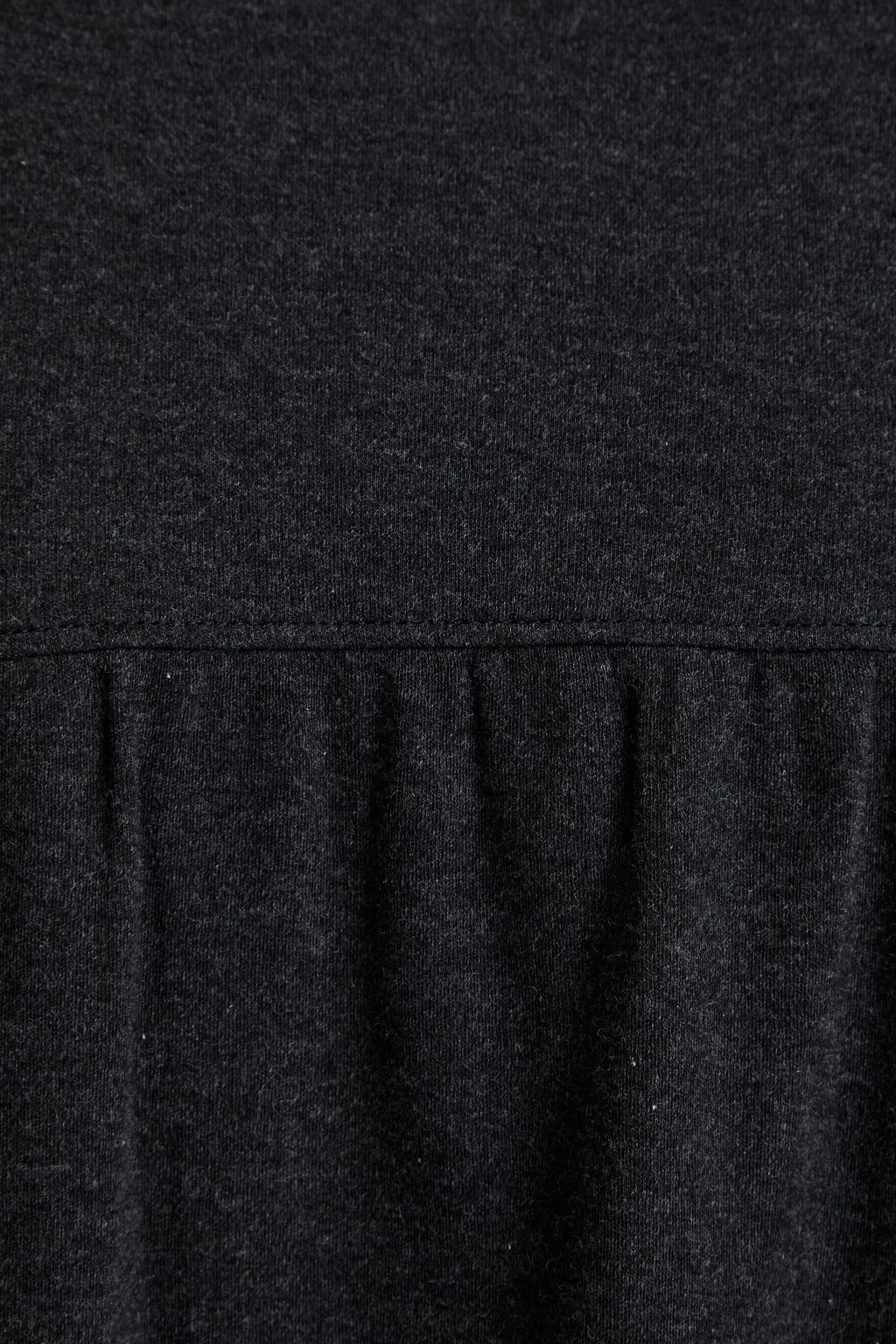 ESKANDAR Gathered Pima cotton-jersey tunic