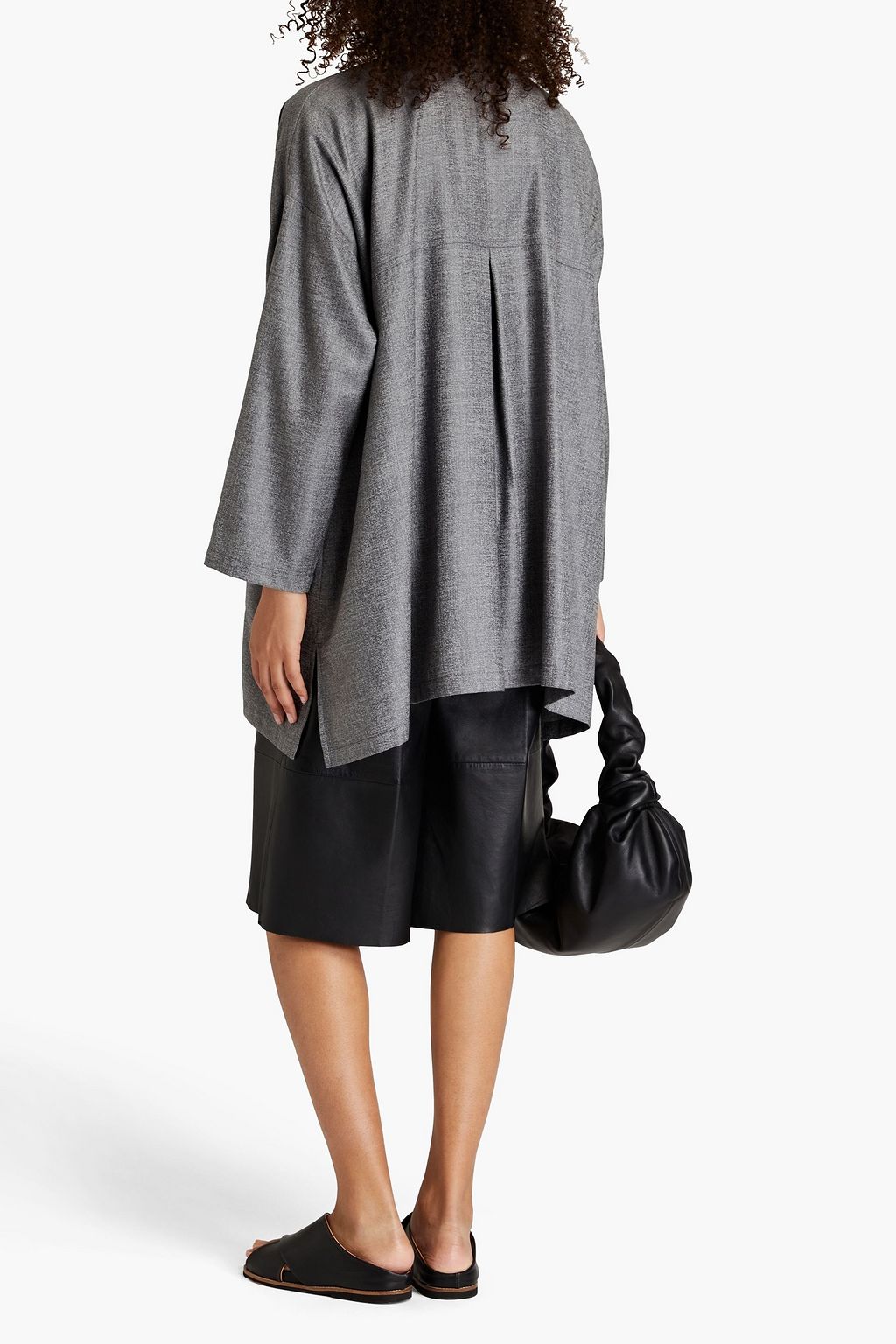 Wool and silk-blend jacquard jacket Wool and silk-blend jacquard jacket