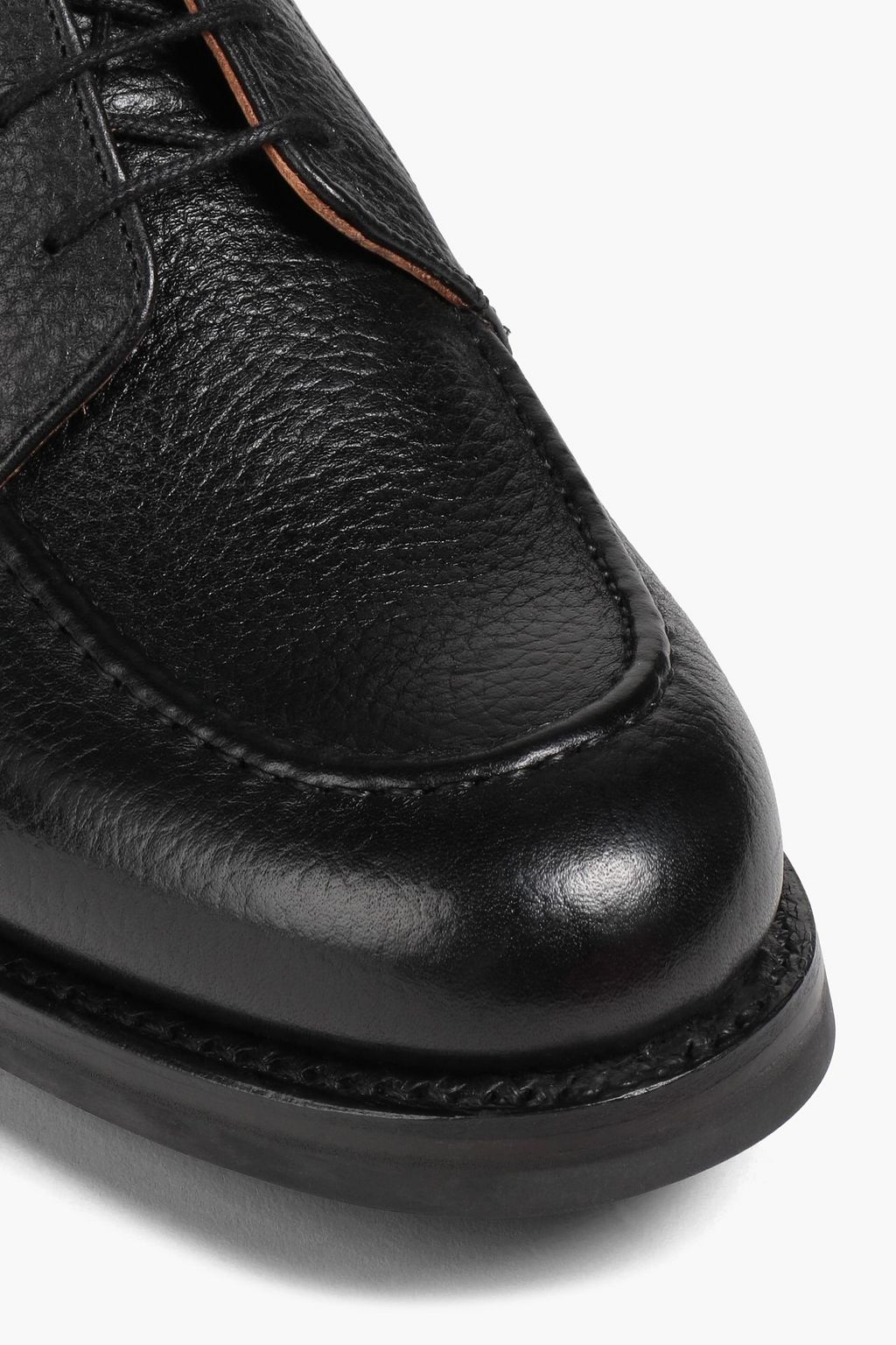 GRENSON Pebbled-leather boots