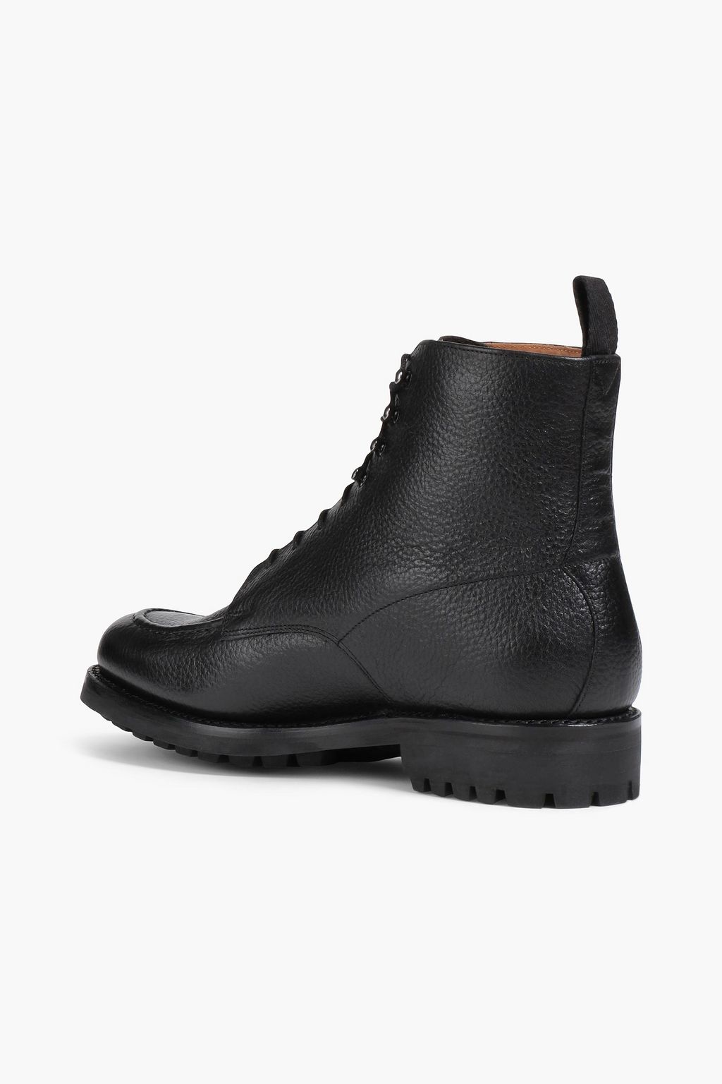 GRENSON Pebbled-leather boots