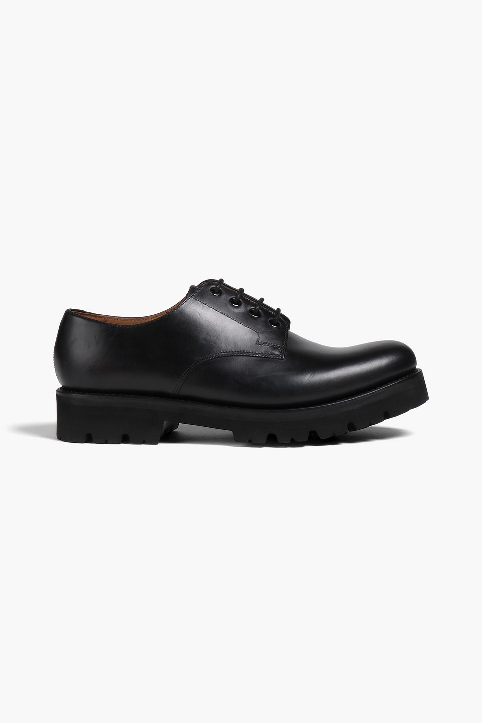 Leather derby shoes