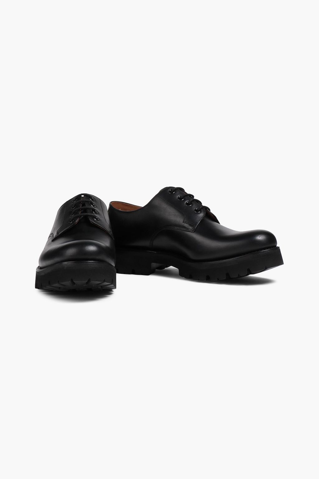 GRENSON Leather derby shoes